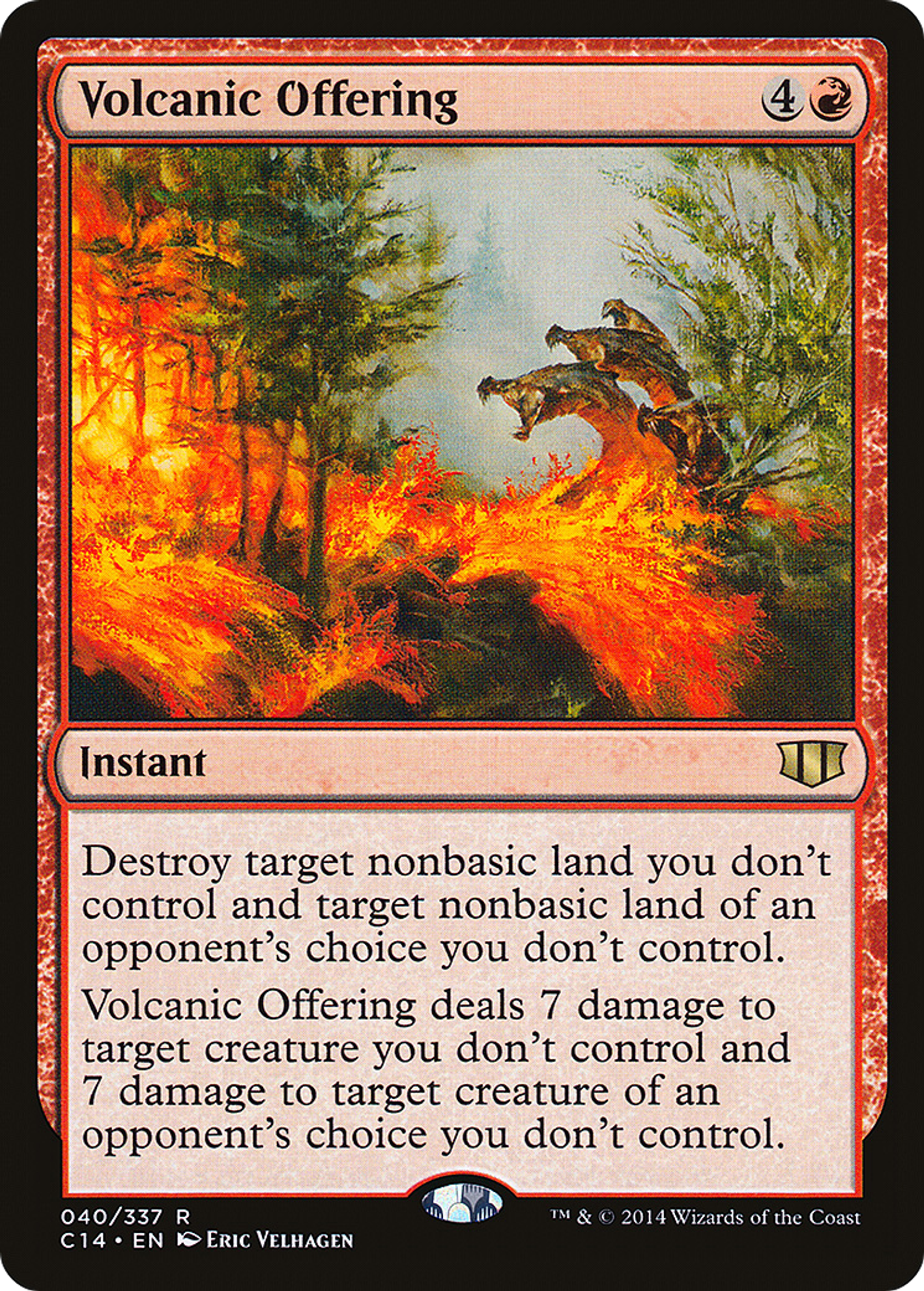 Volcanic Offering — Commander 2014 — Magic: The Gathering