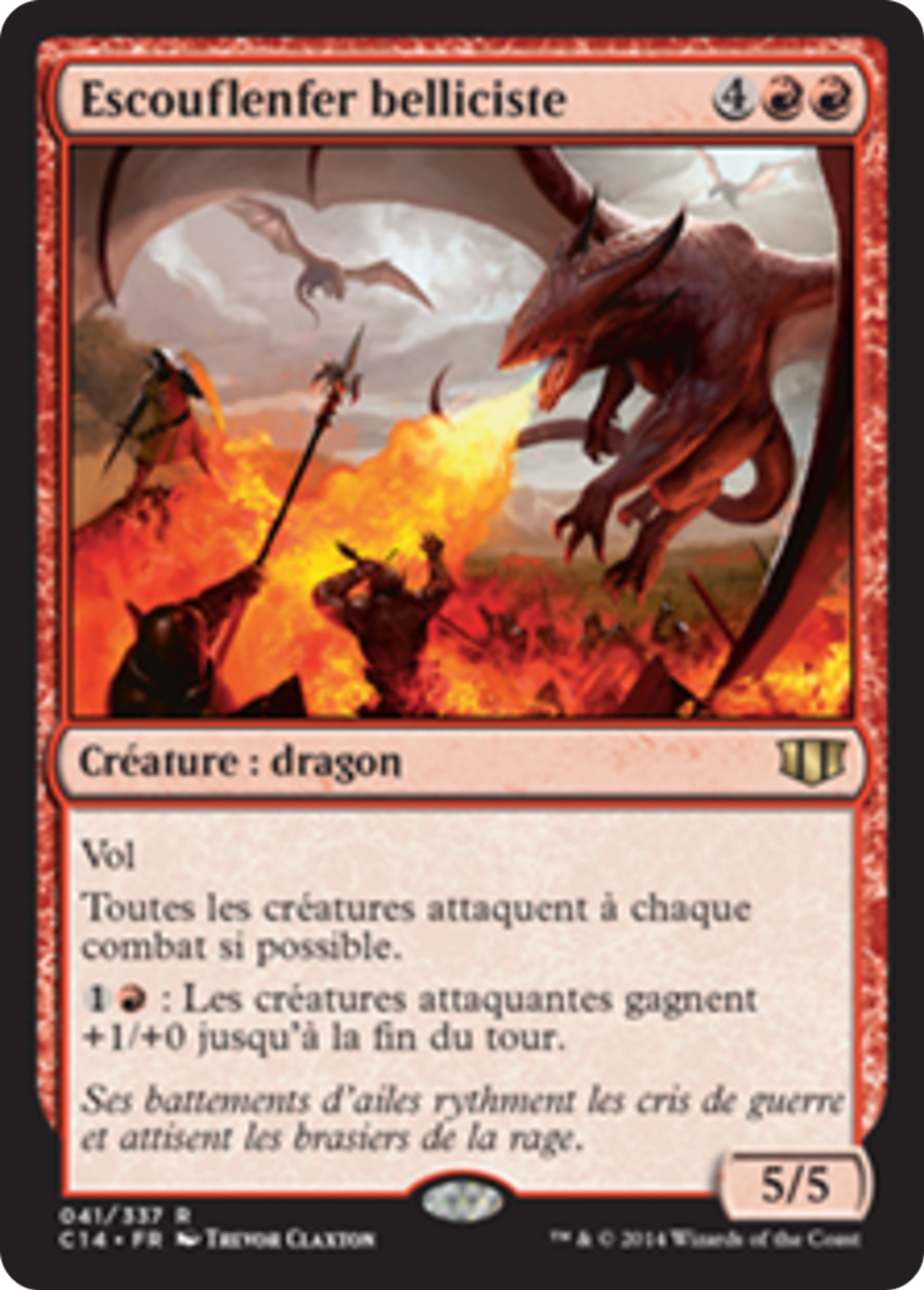 Escouflenfer belliciste — Commander 2014 — Magic: The Gathering