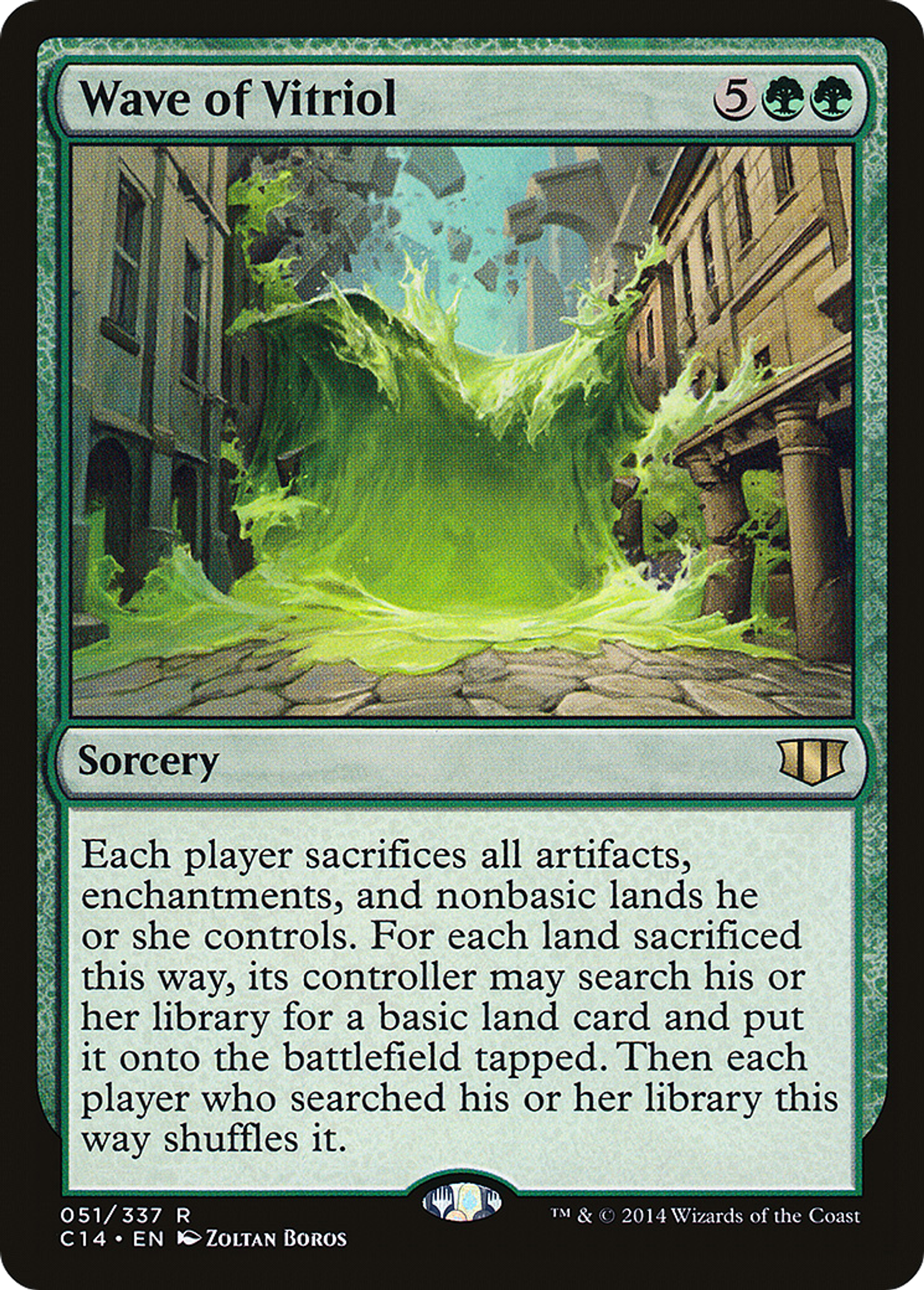 Wave of Vitriol — Commander 2014 — Magic: The Gathering