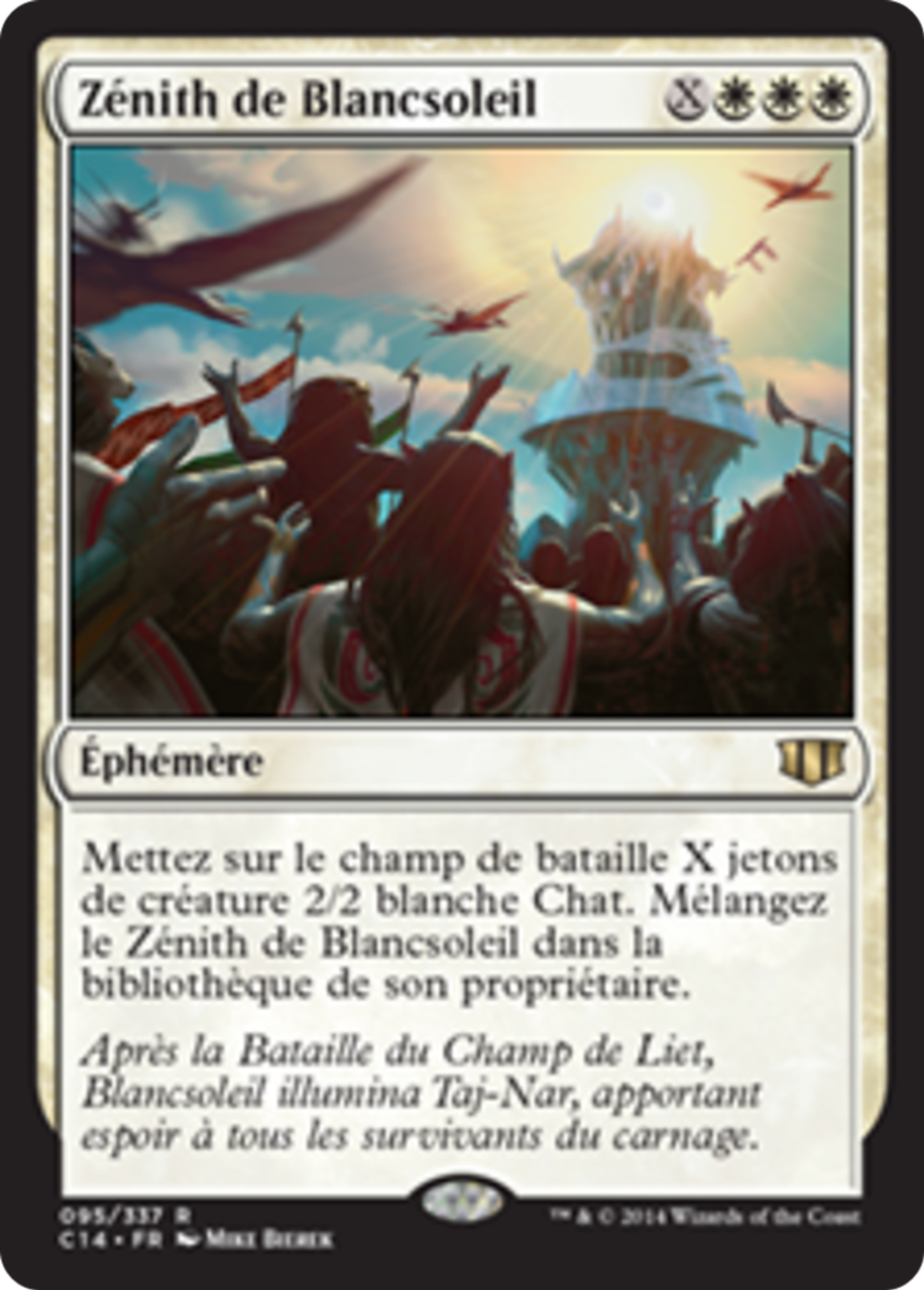 Zénith de Blancsoleil — Commander 2014 — Magic: The Gathering