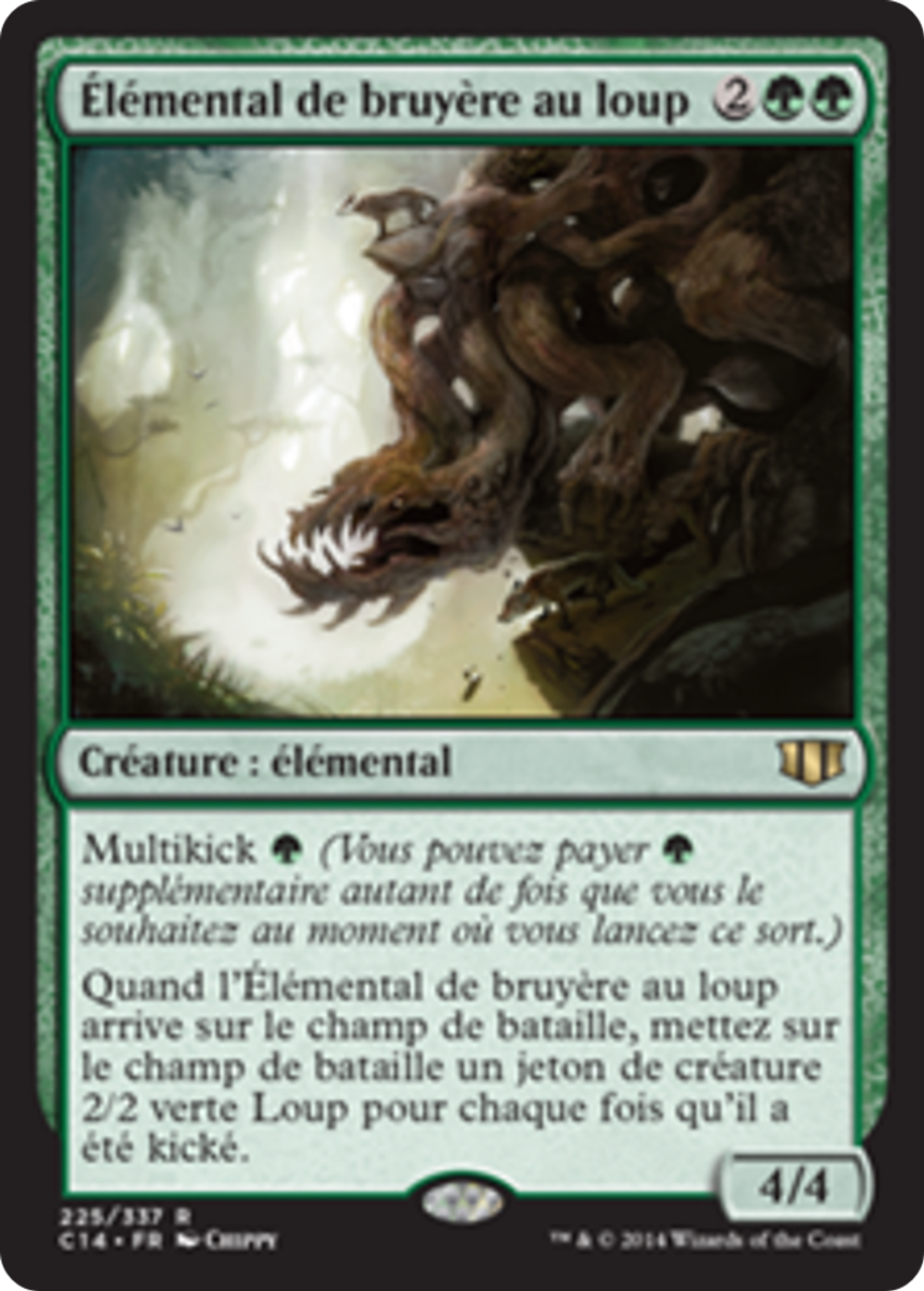 Élémental de bruyère au loup — Commander 2014 — Magic: The Gathering
