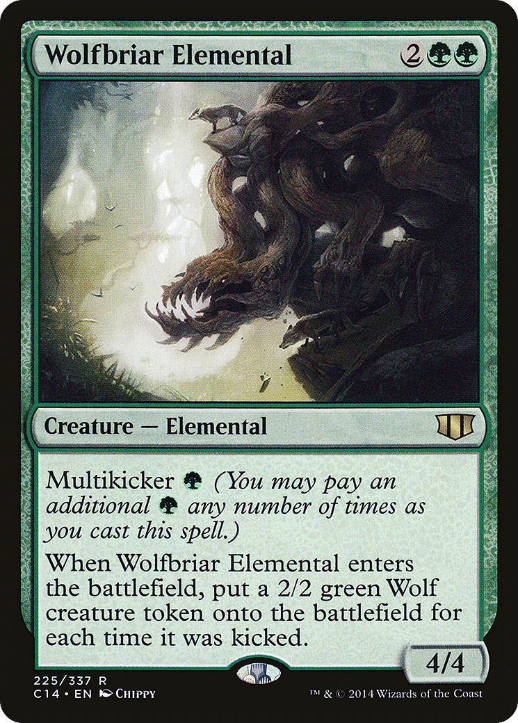 Wolfbriar Elemental — Commander 2014 — Magic: The Gathering