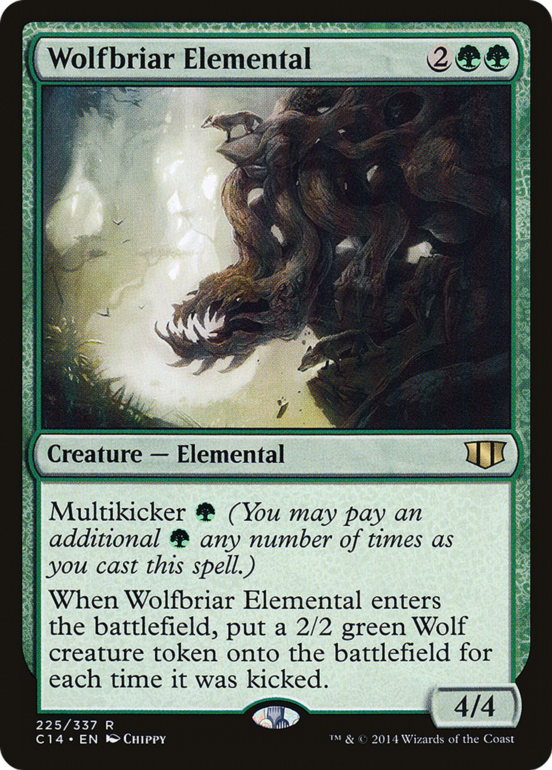 Wolfbriar Elemental — Commander 2014 — Magic: The Gathering