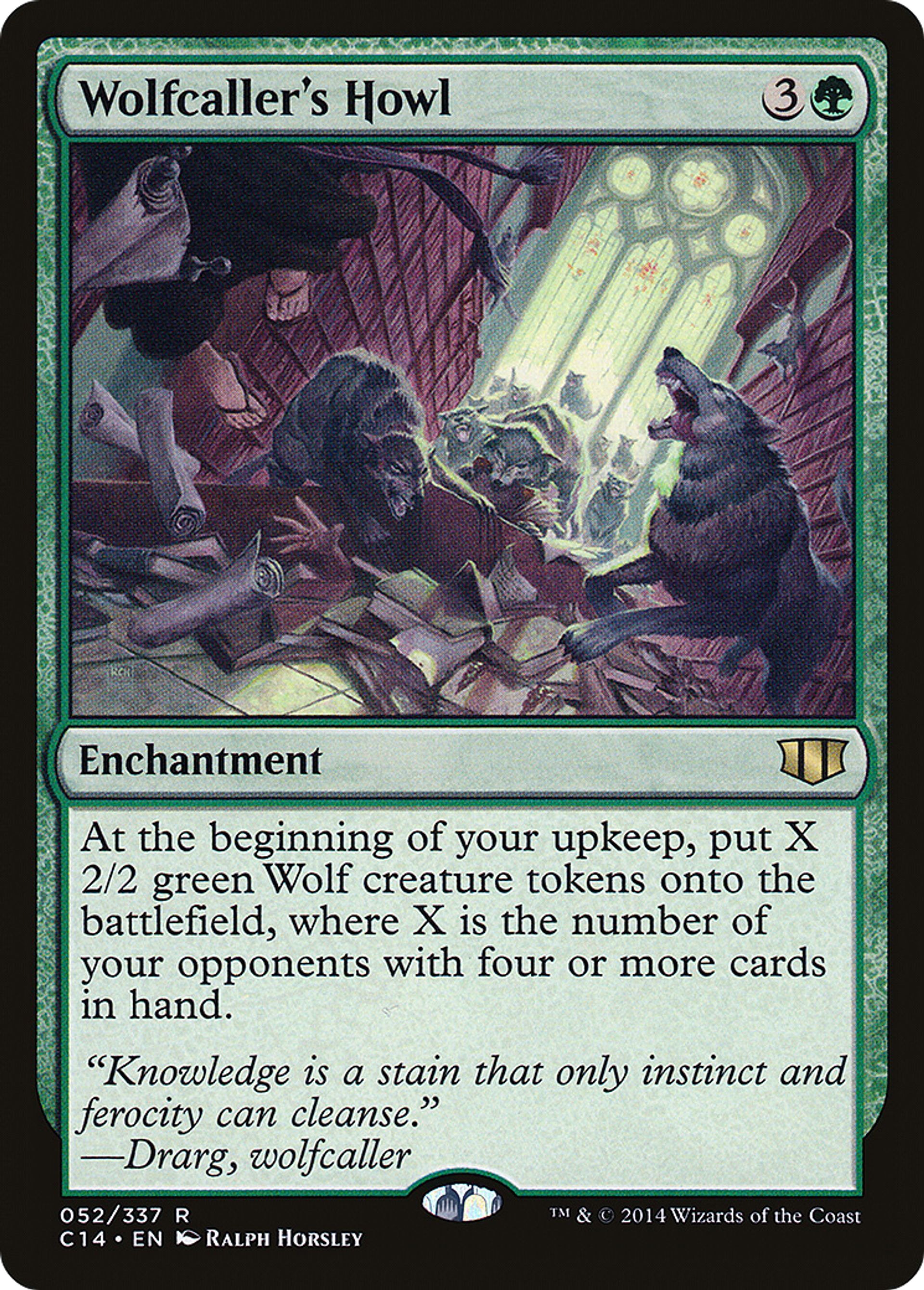 Wolfcaller's Howl — Commander 2014 — Magic: The Gathering