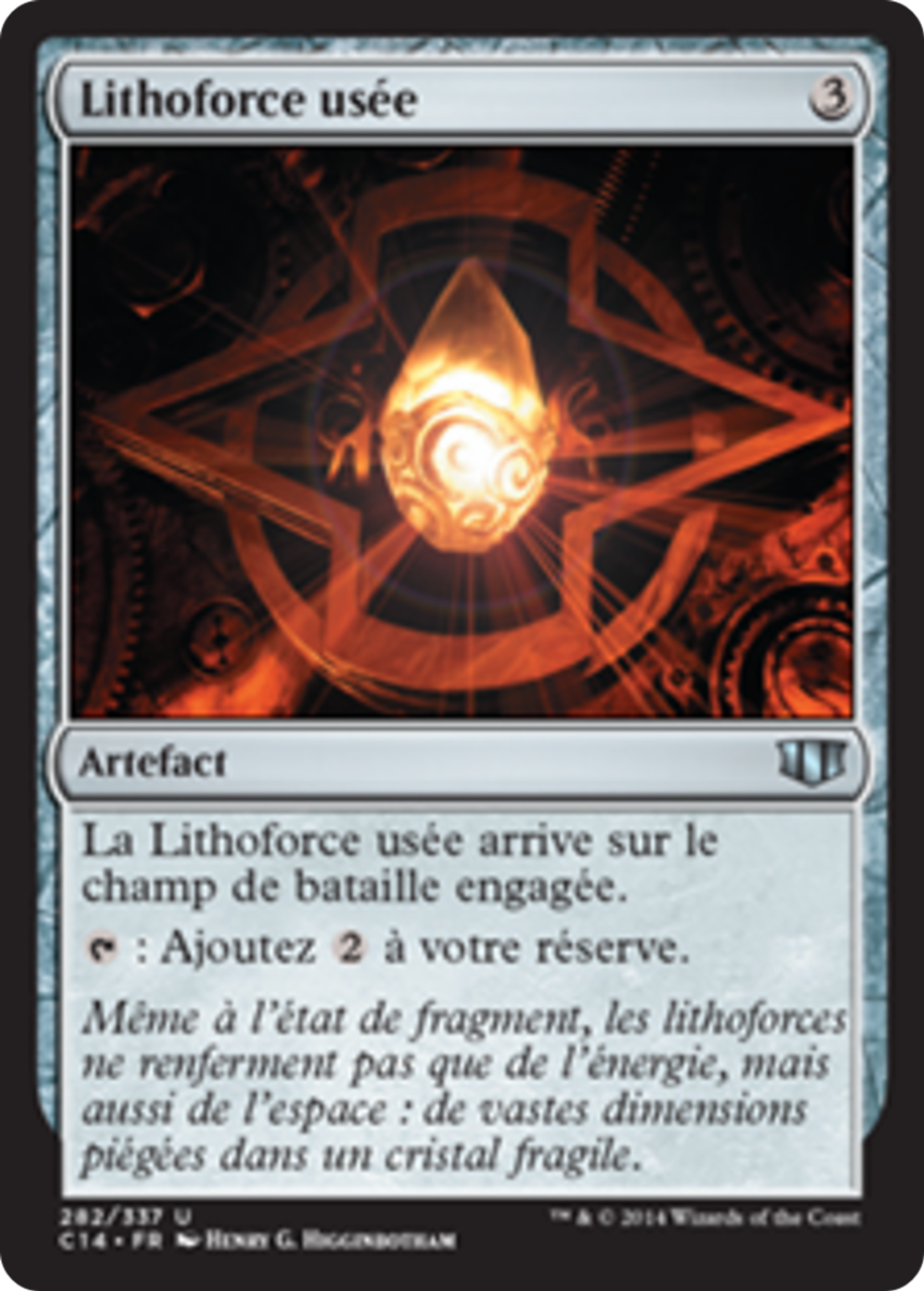 Lithoforce usée — Commander 2014 — Magic: The Gathering