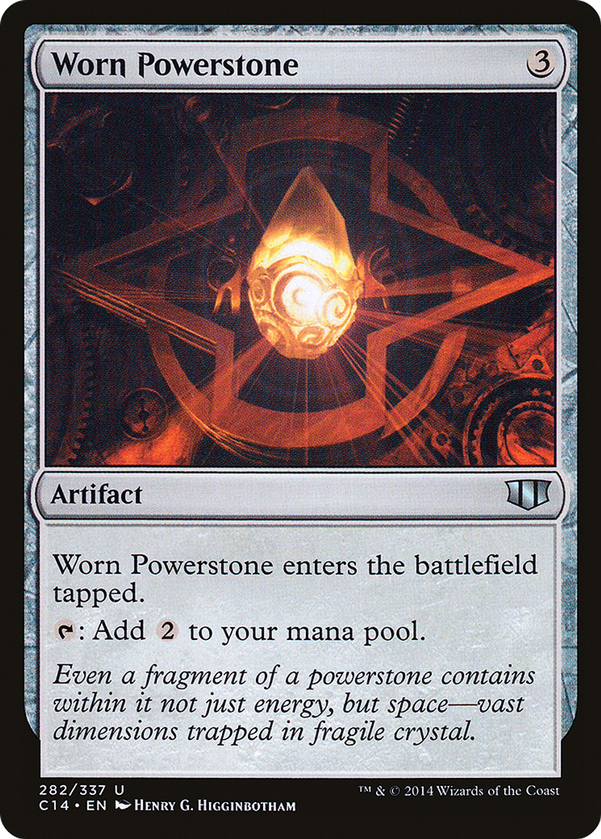 Worn Powerstone — Commander 2014 — Magic: The Gathering