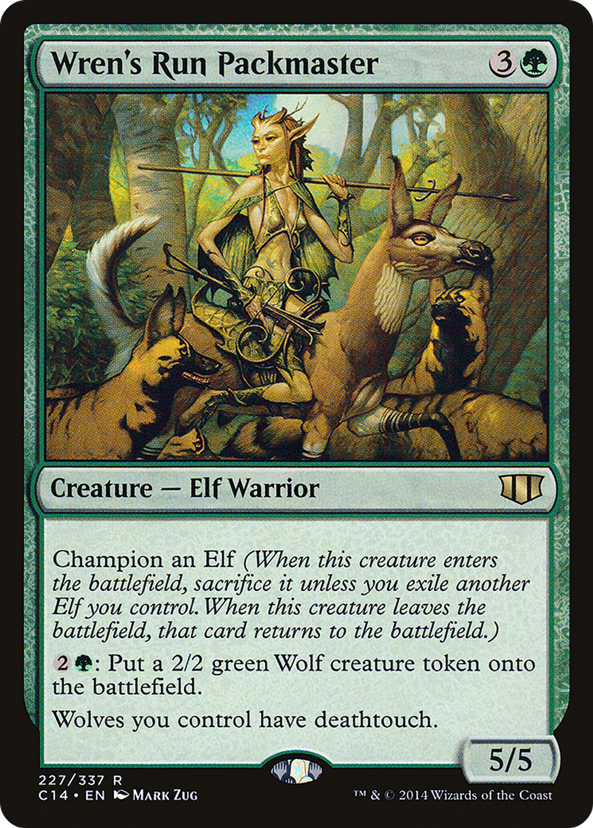 Wren's Run Packmaster — Commander 2014 — Magic: The Gathering