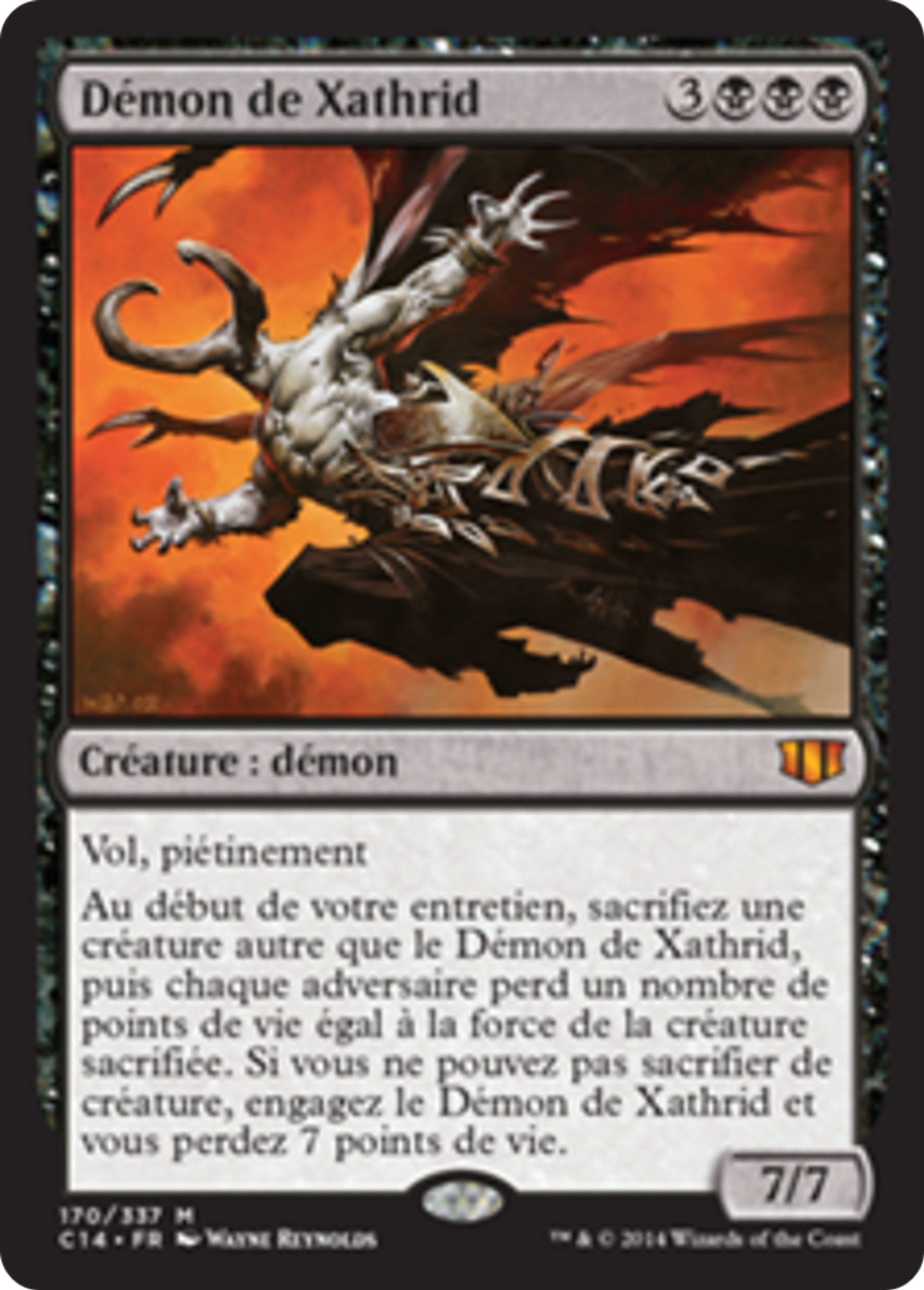Démon de Xathrid — Commander 2014 — Magic: The Gathering