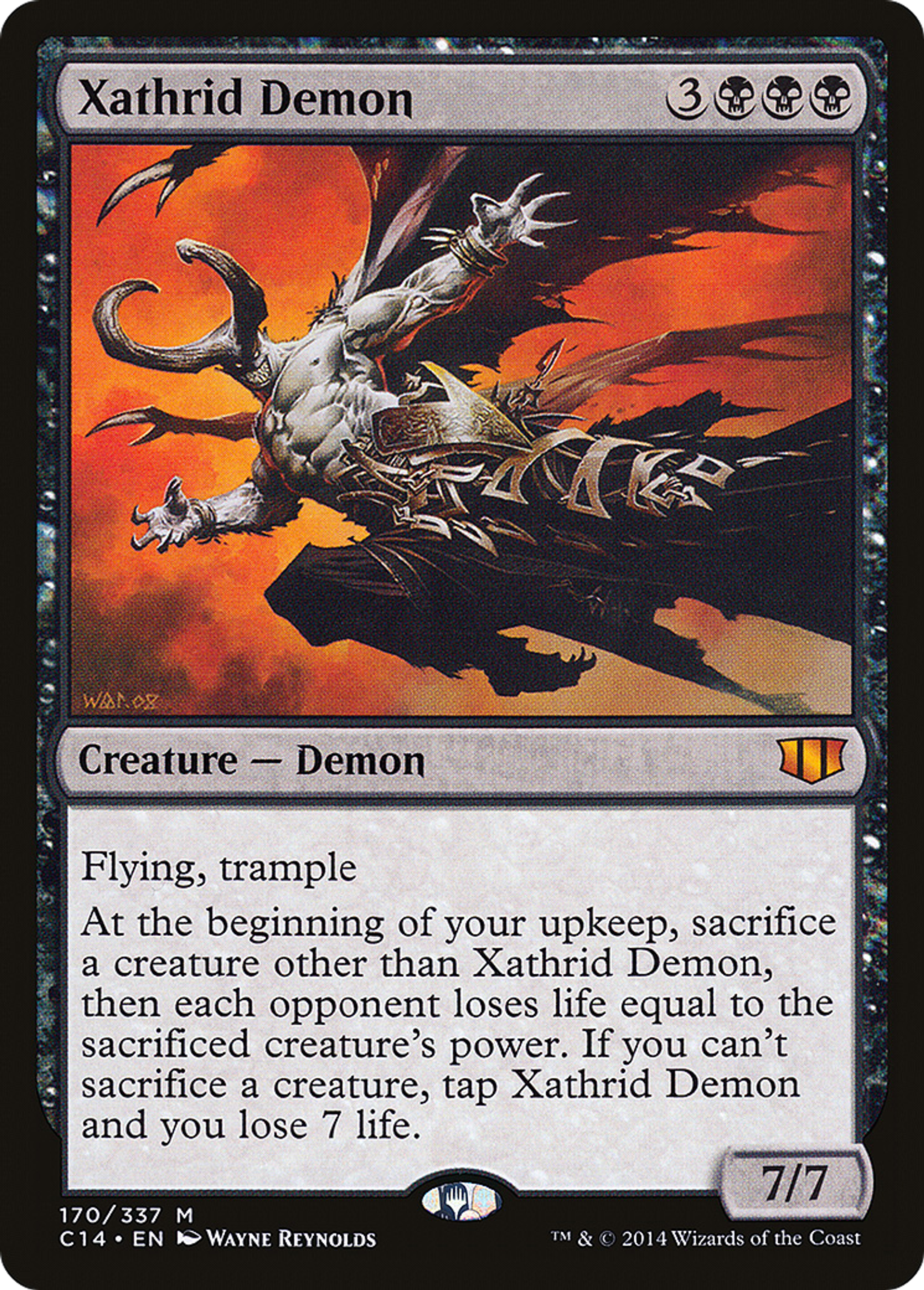 Xathrid Demon — Commander 2014 — Magic: The Gathering