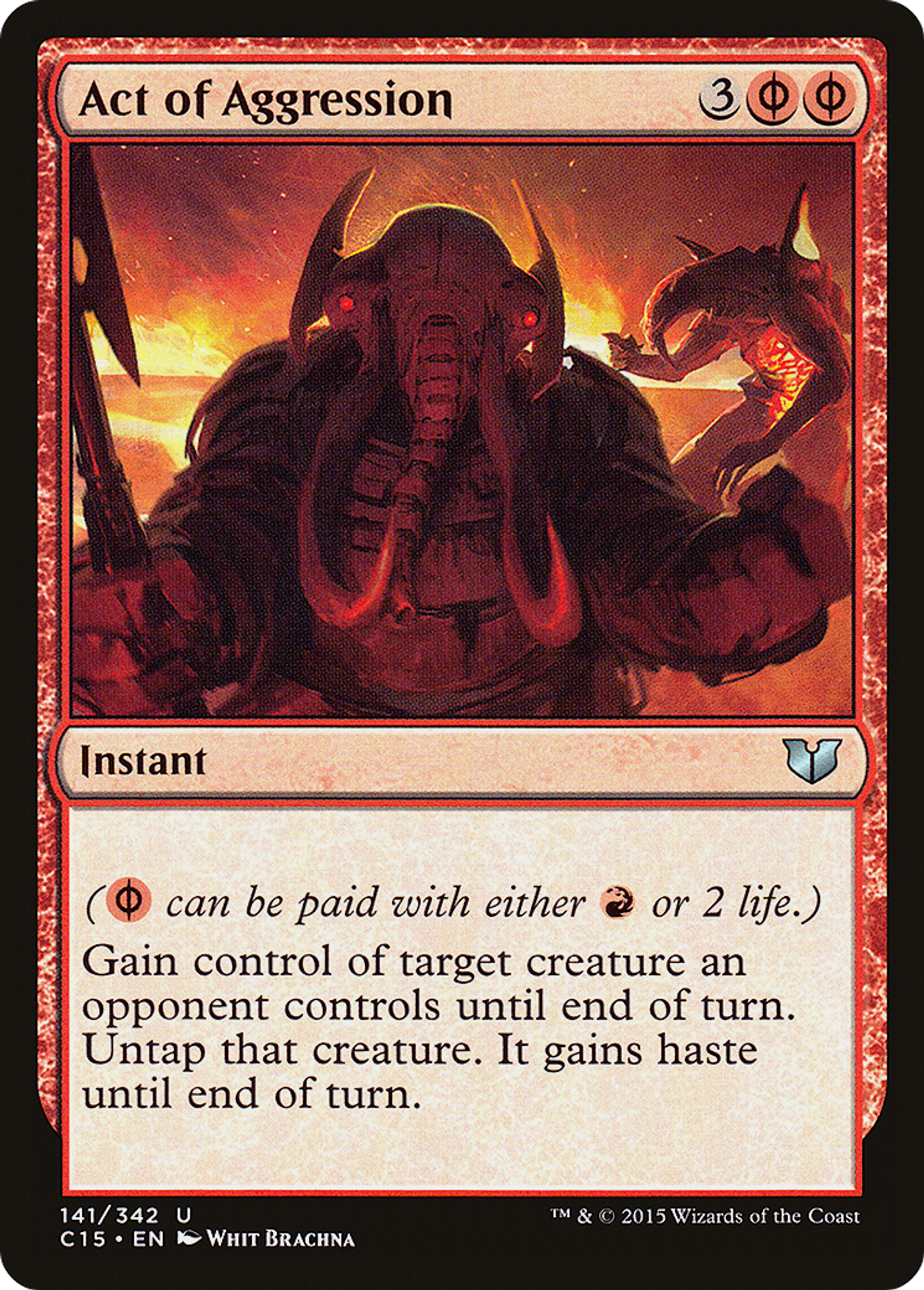 Act of Aggression — Commander 2015 — Magic: The Gathering
