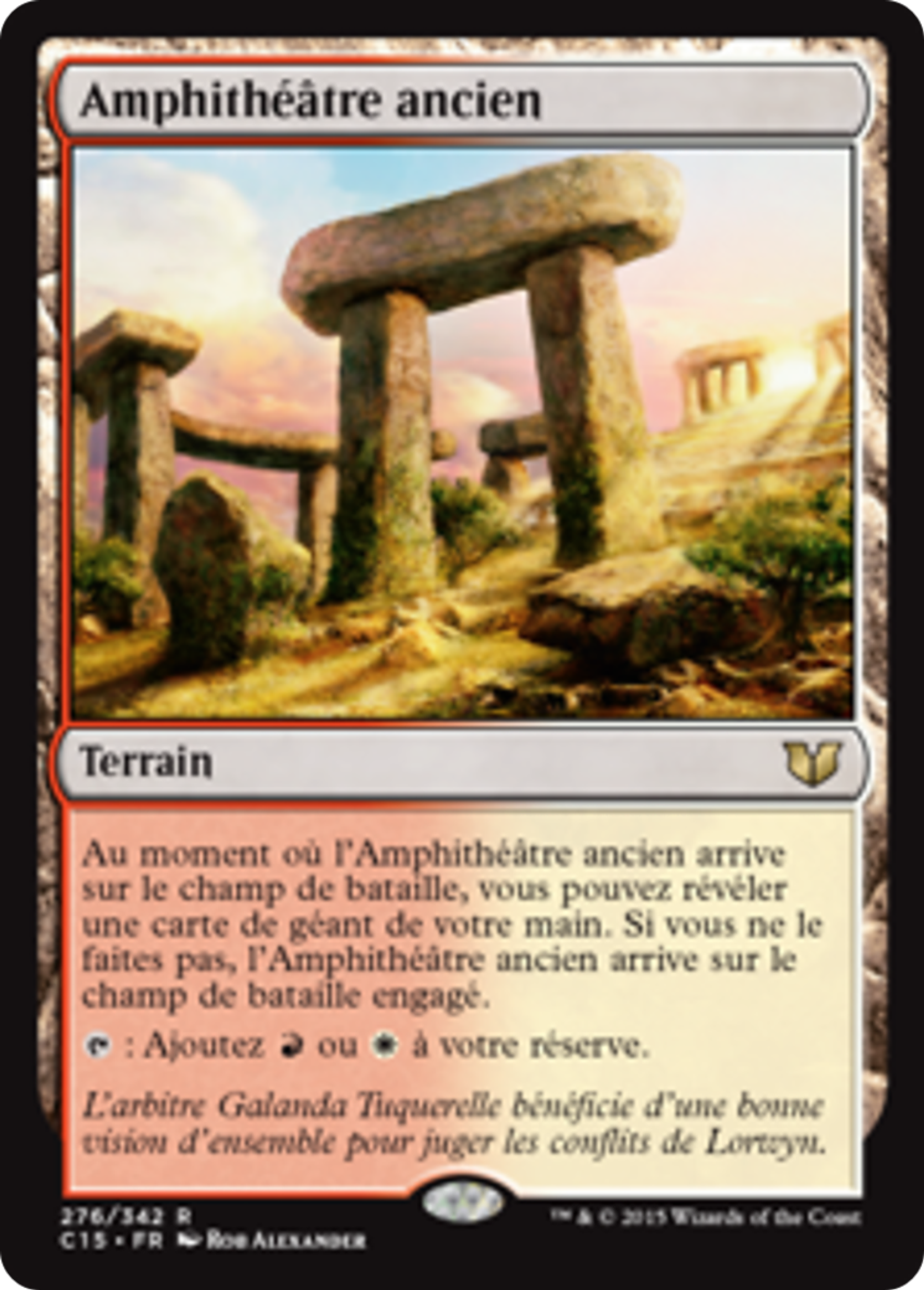Amphithéâtre ancien — Commander 2015 — Magic: The Gathering