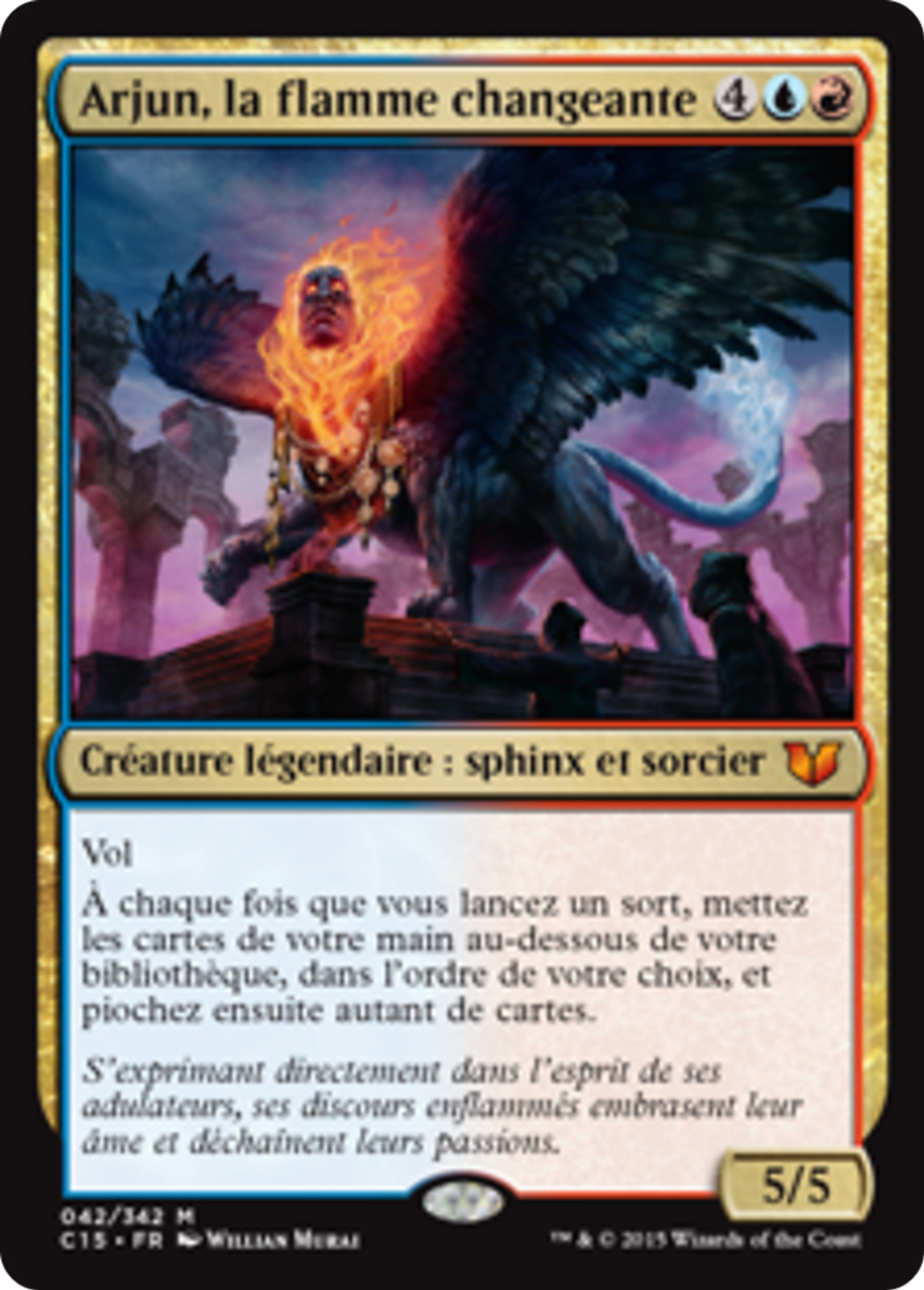 Arjun, la flamme changeante — Commander 2015 — Magic: The Gathering