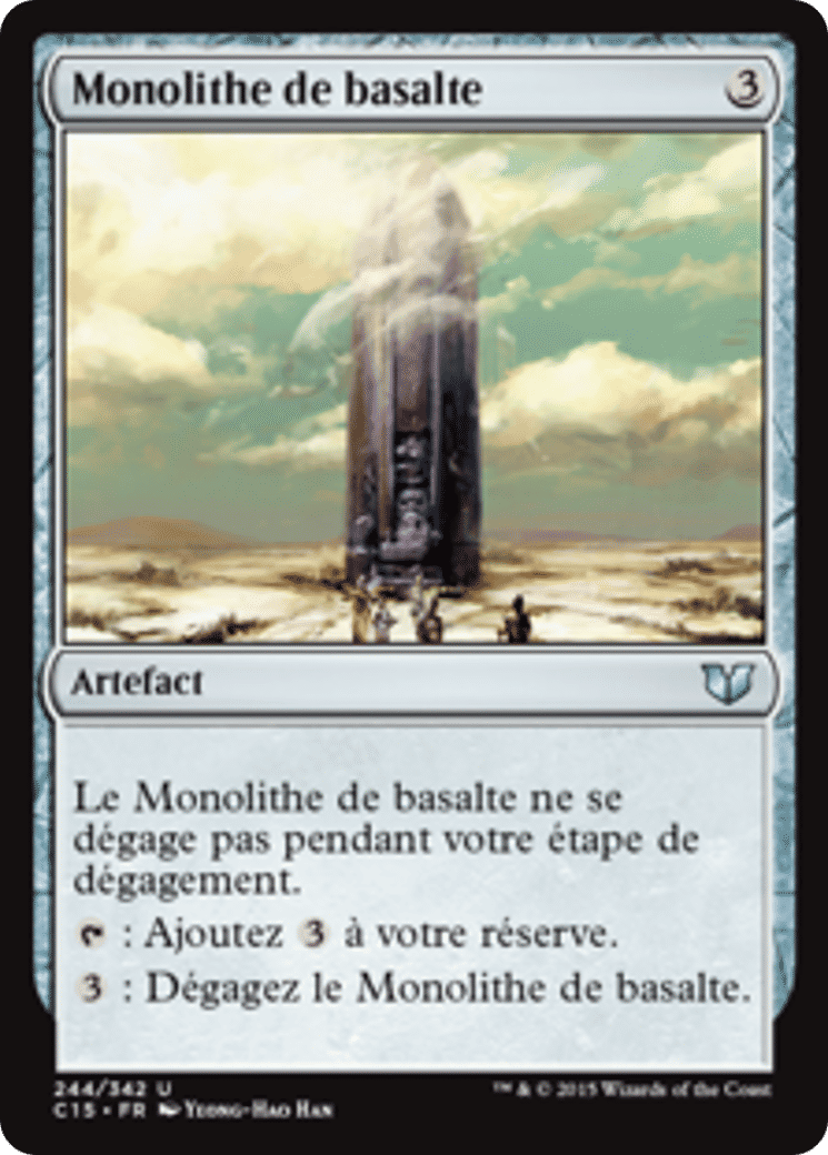 Monolithe de basalte — Commander 2015 — Magic: The Gathering