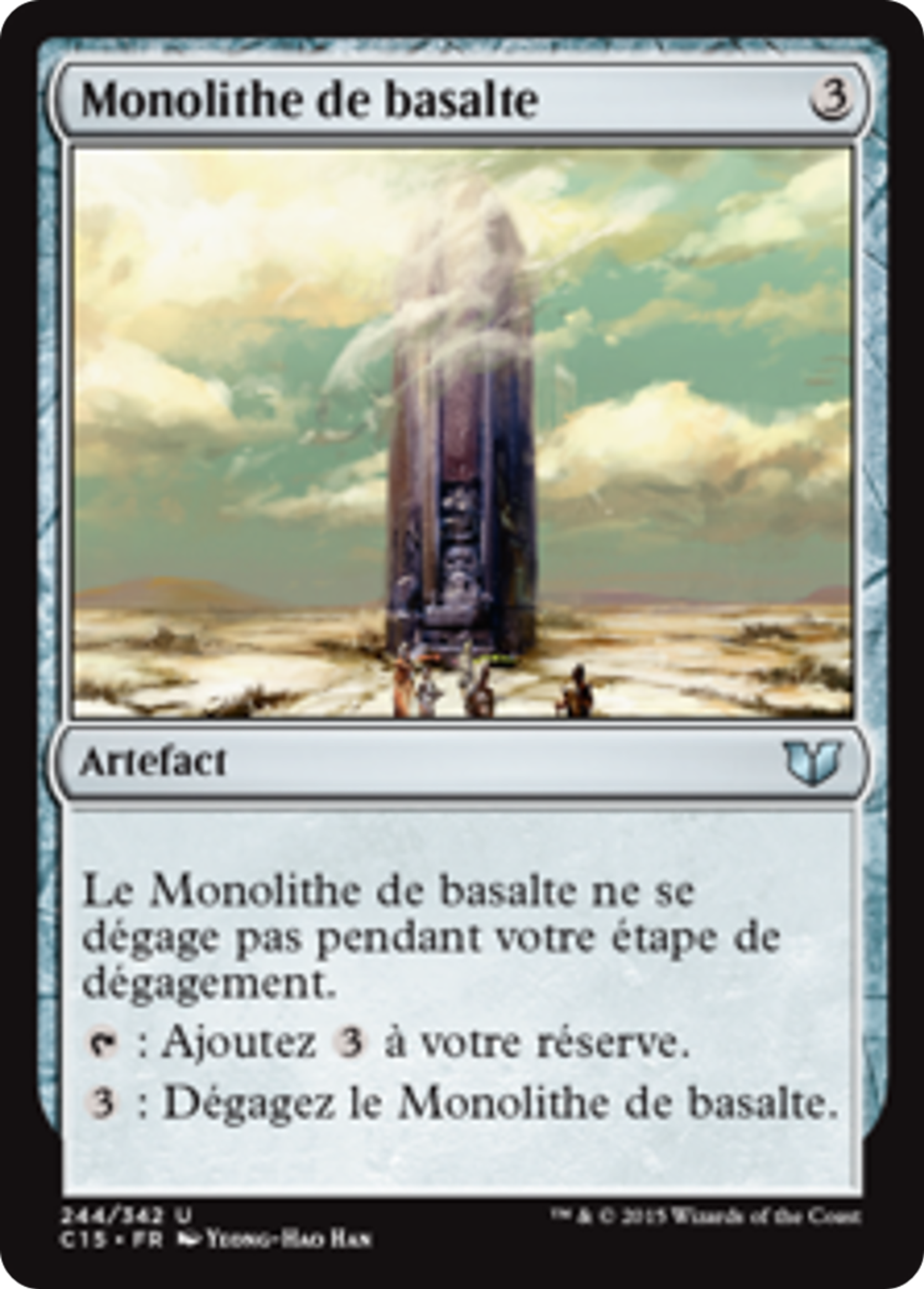 Monolithe de basalte — Commander 2015 — Magic: The Gathering