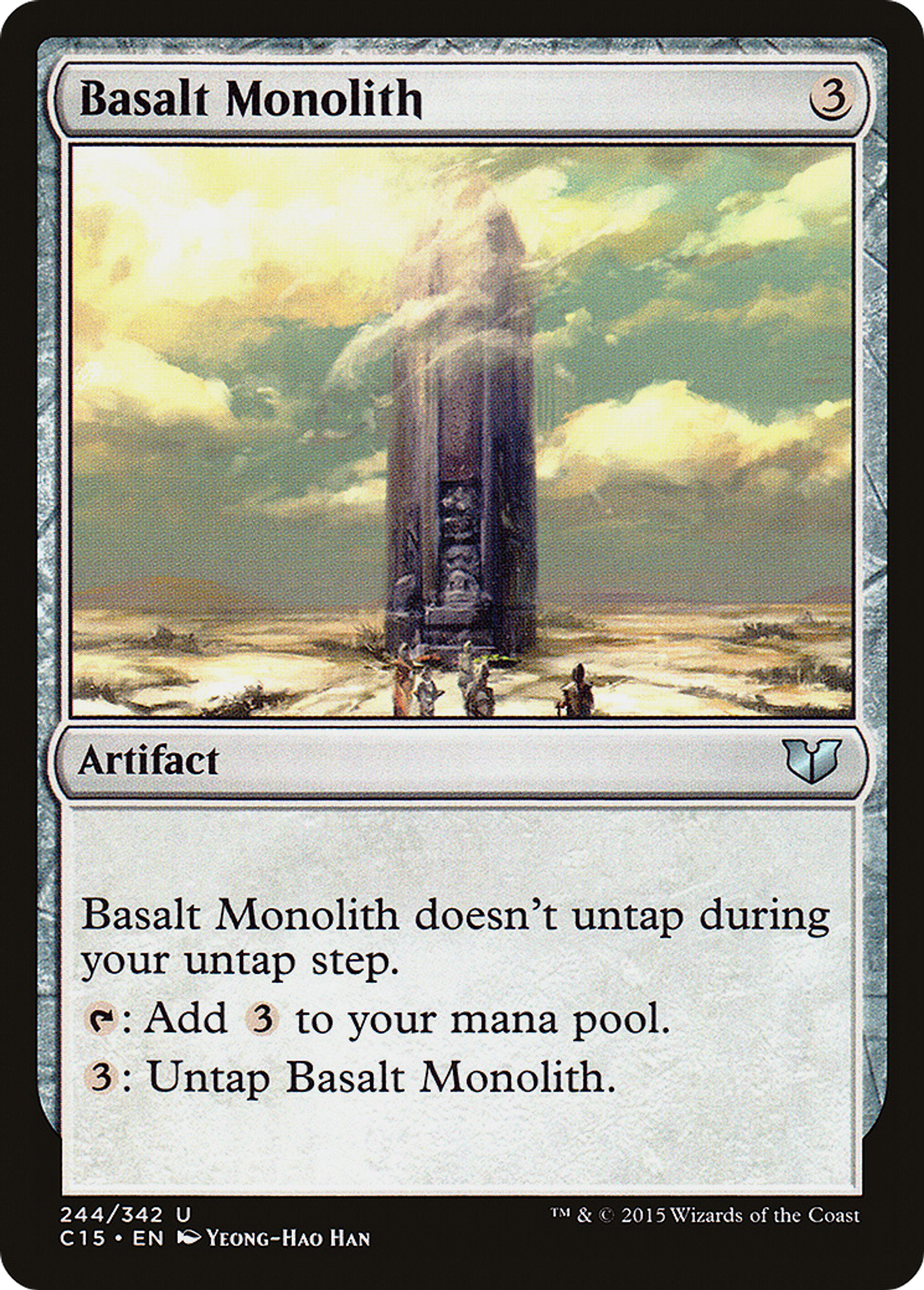 Basalt Monolith — Commander 2015 — Magic: The Gathering