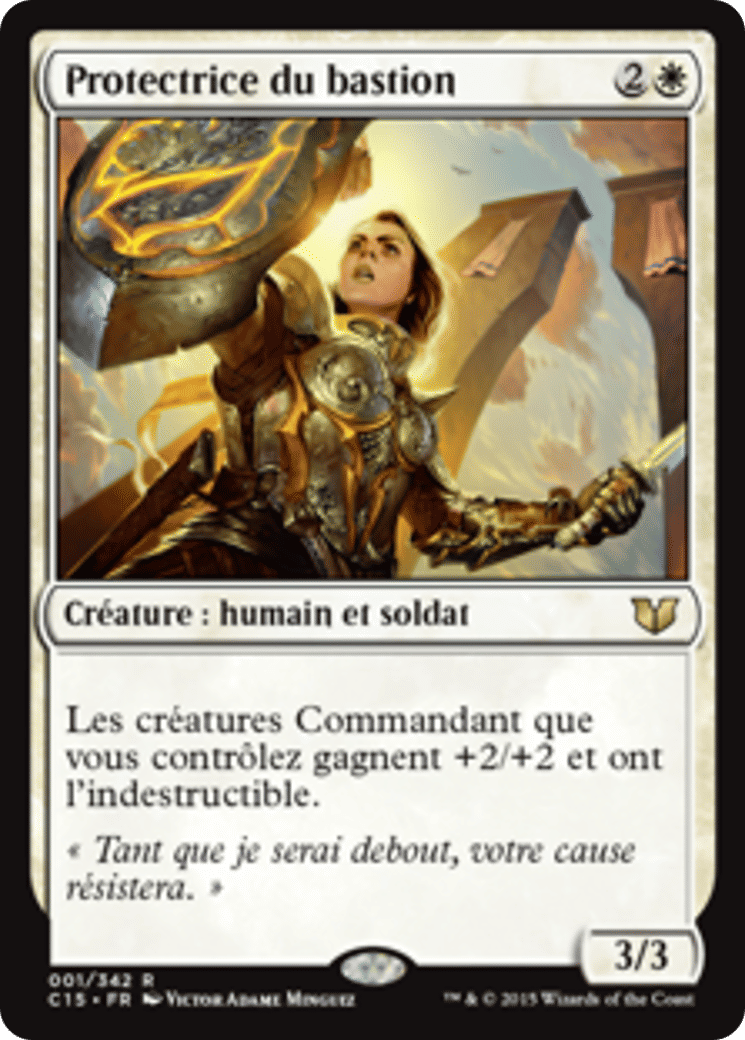 Protectrice du bastion — Commander 2015 — Magic: The Gathering