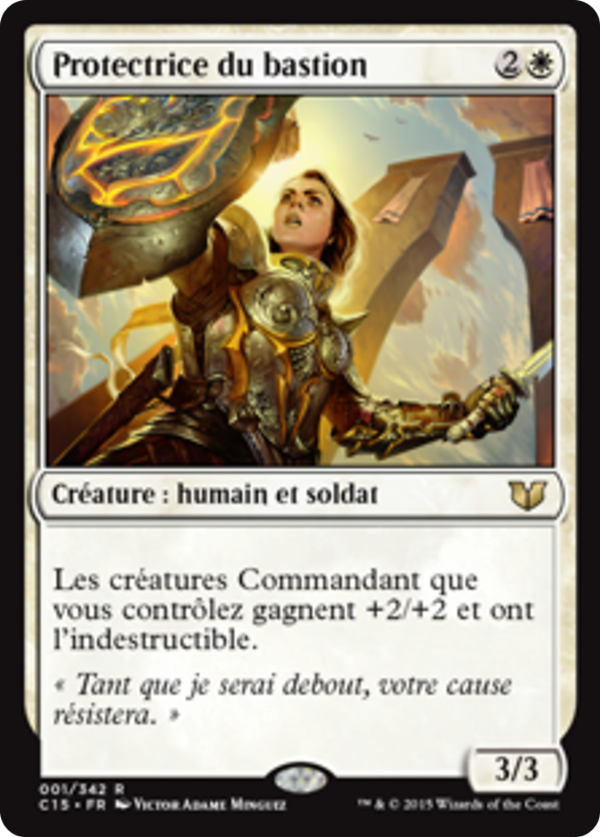 Protectrice du bastion — Commander 2015 — Magic: The Gathering