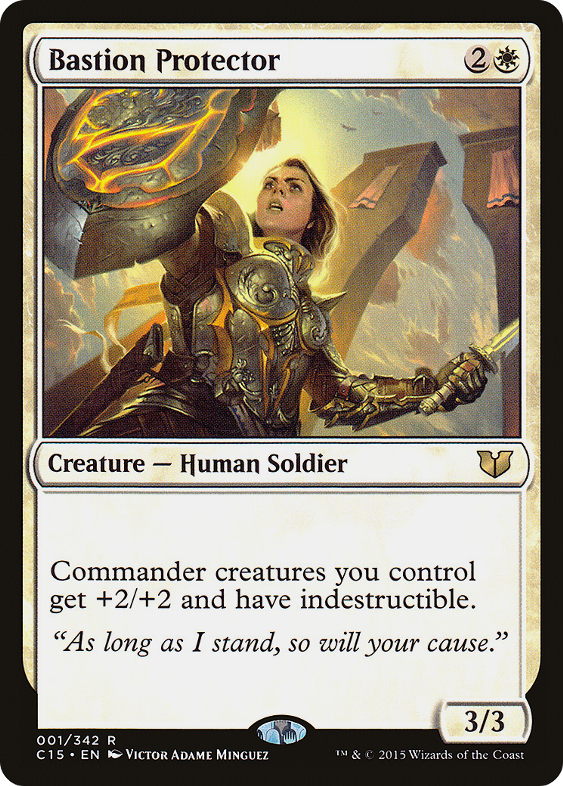 Bastion Protector — Commander 2015 — Magic: The Gathering