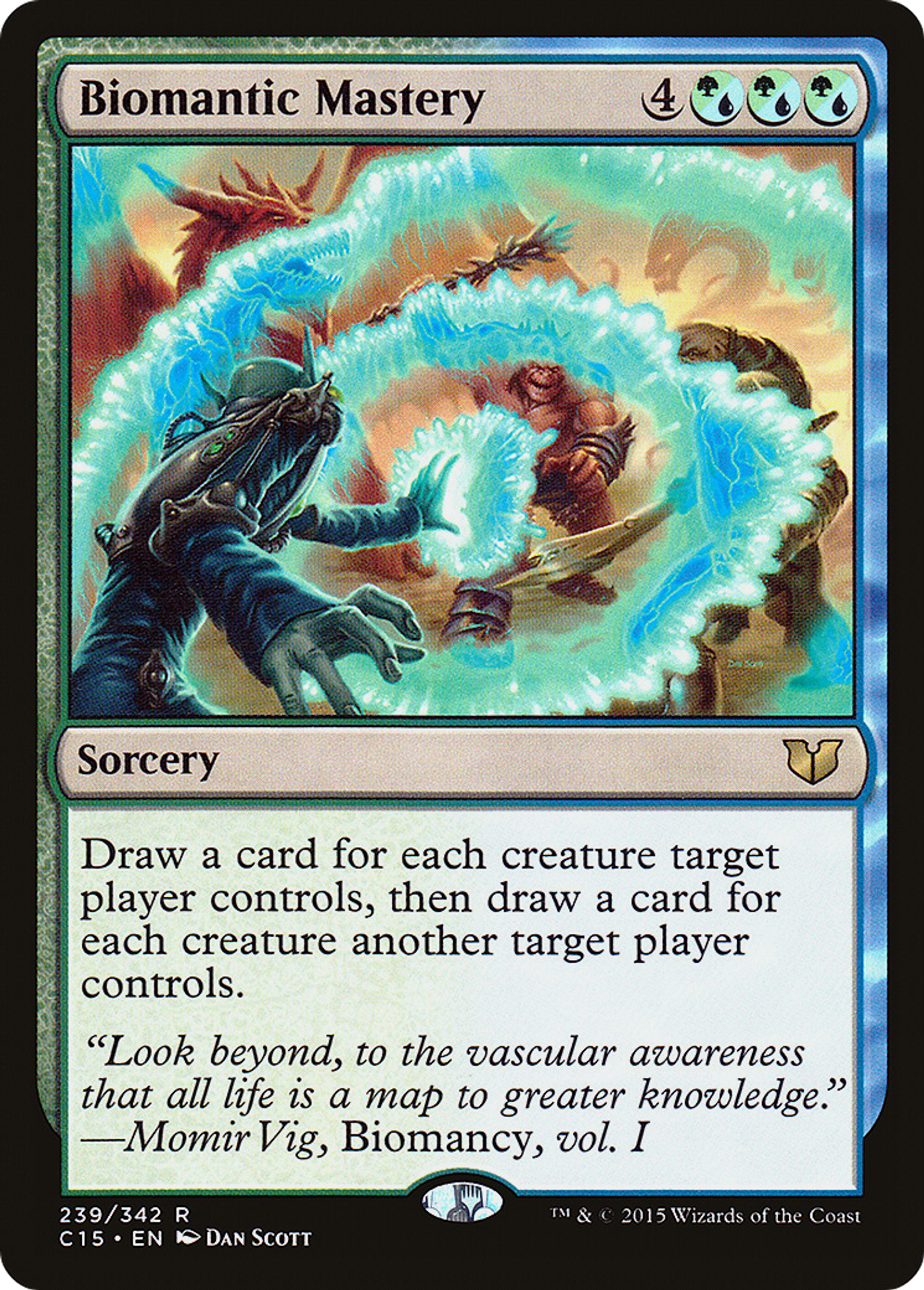 Biomantic Mastery — Commander 2015 — Magic: The Gathering