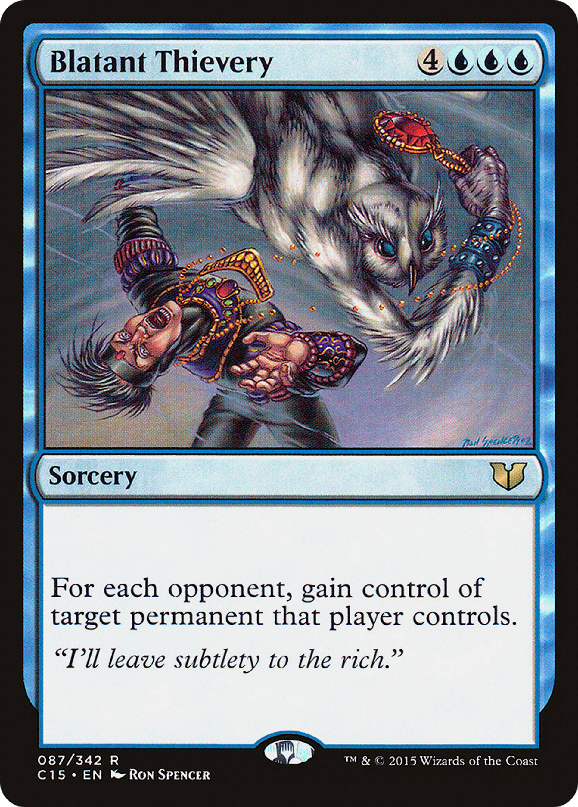 Blatant Thievery — Commander 2015 — Magic: The Gathering