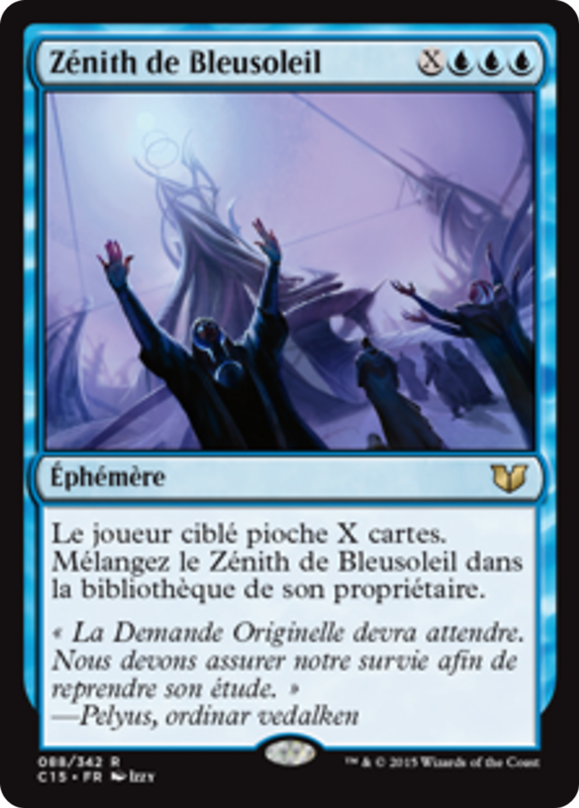 Zénith de Bleusoleil — Commander 2015 — Magic: The Gathering