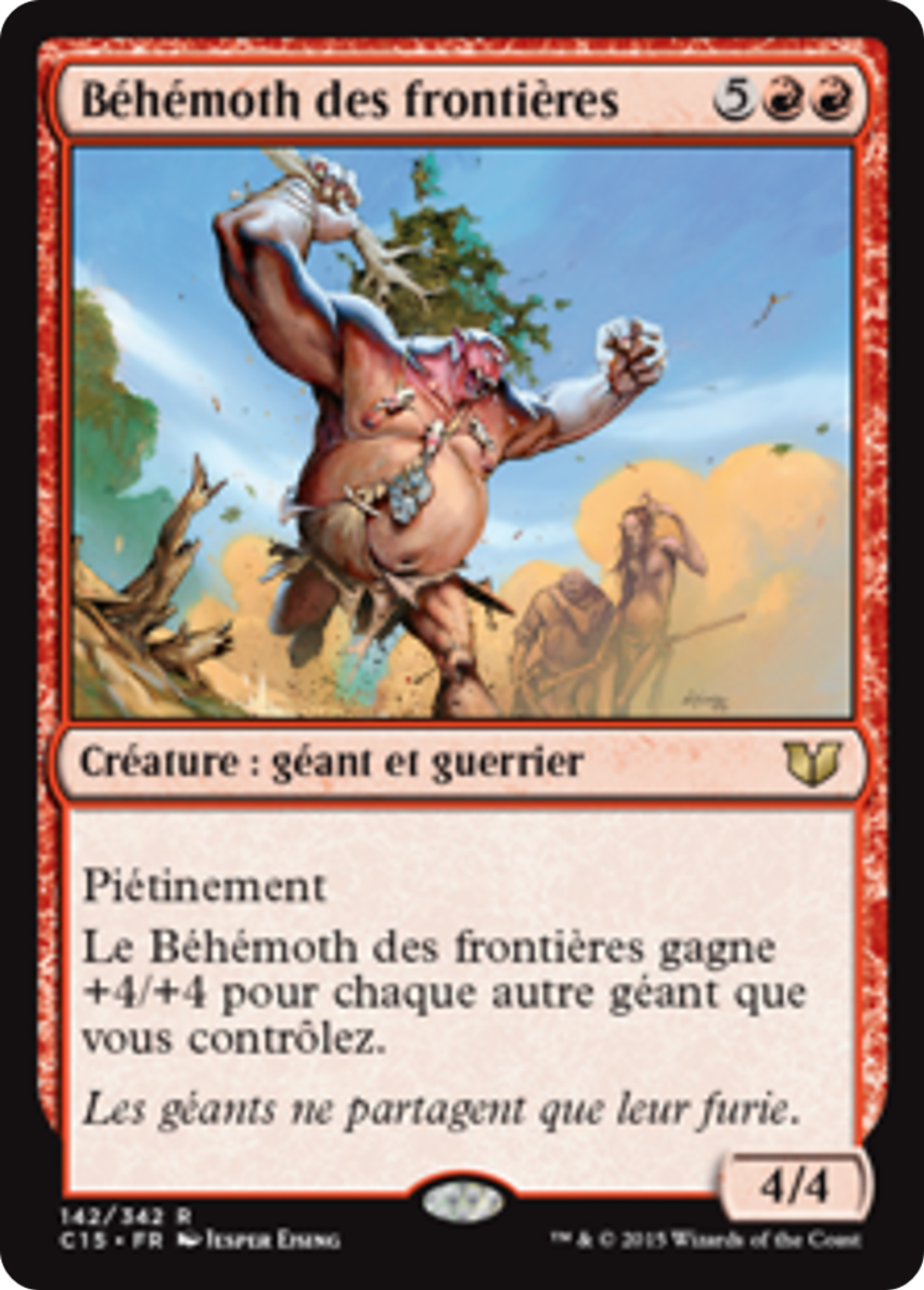 Béhémoth des frontières — Commander 2015 — Magic: The Gathering
