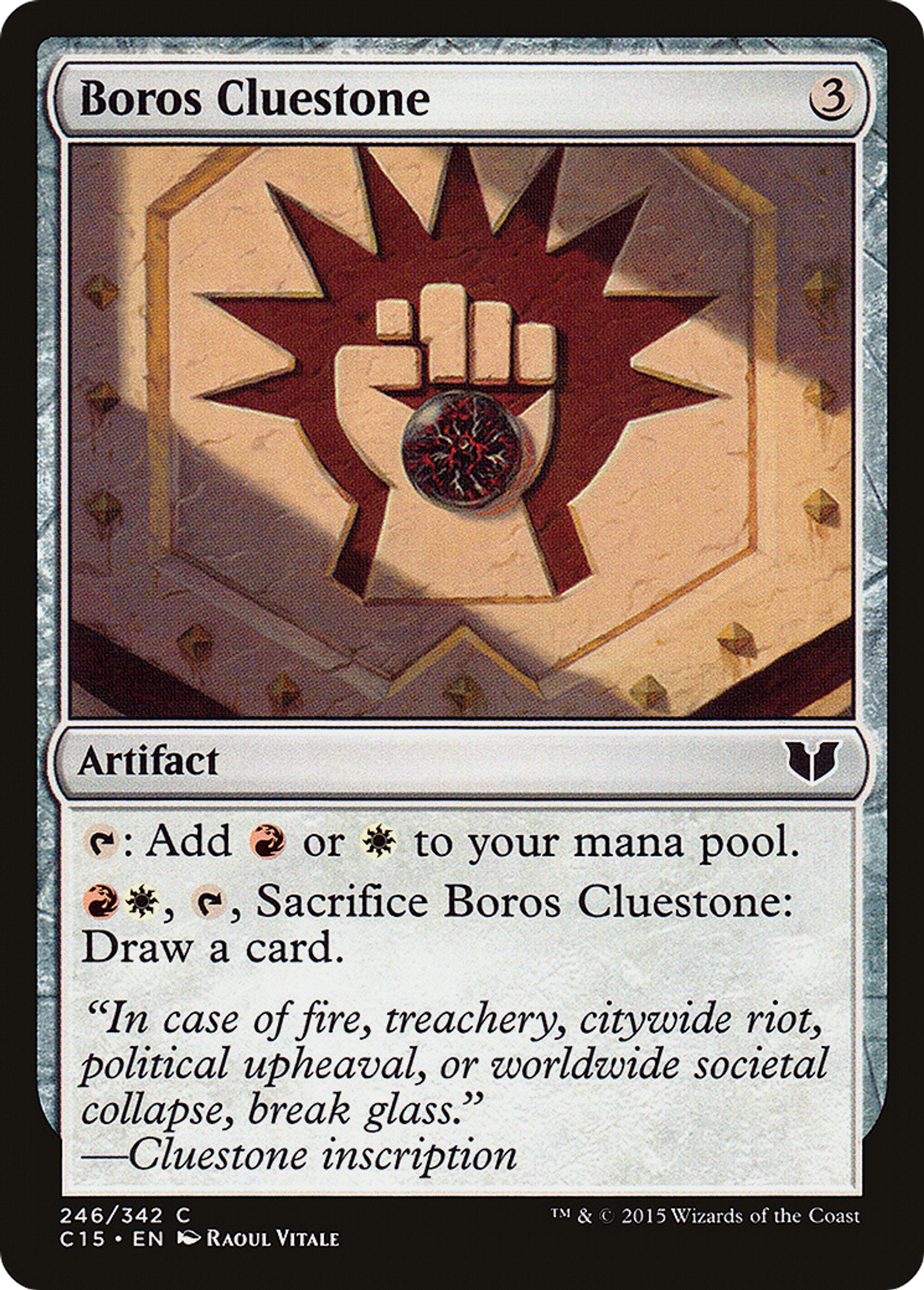 Boros Cluestone — Commander 2015 — Magic: The Gathering