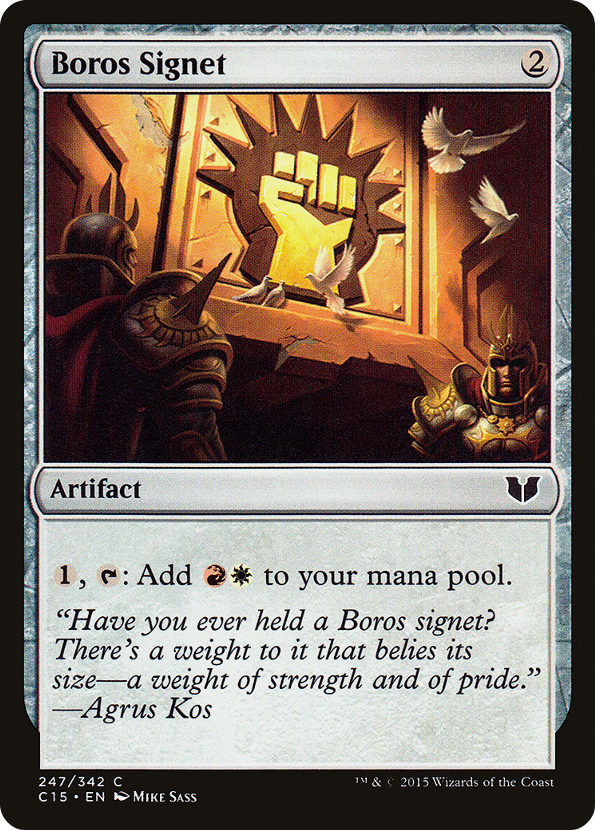 Boros Signet — Commander 2015 — Magic: The Gathering
