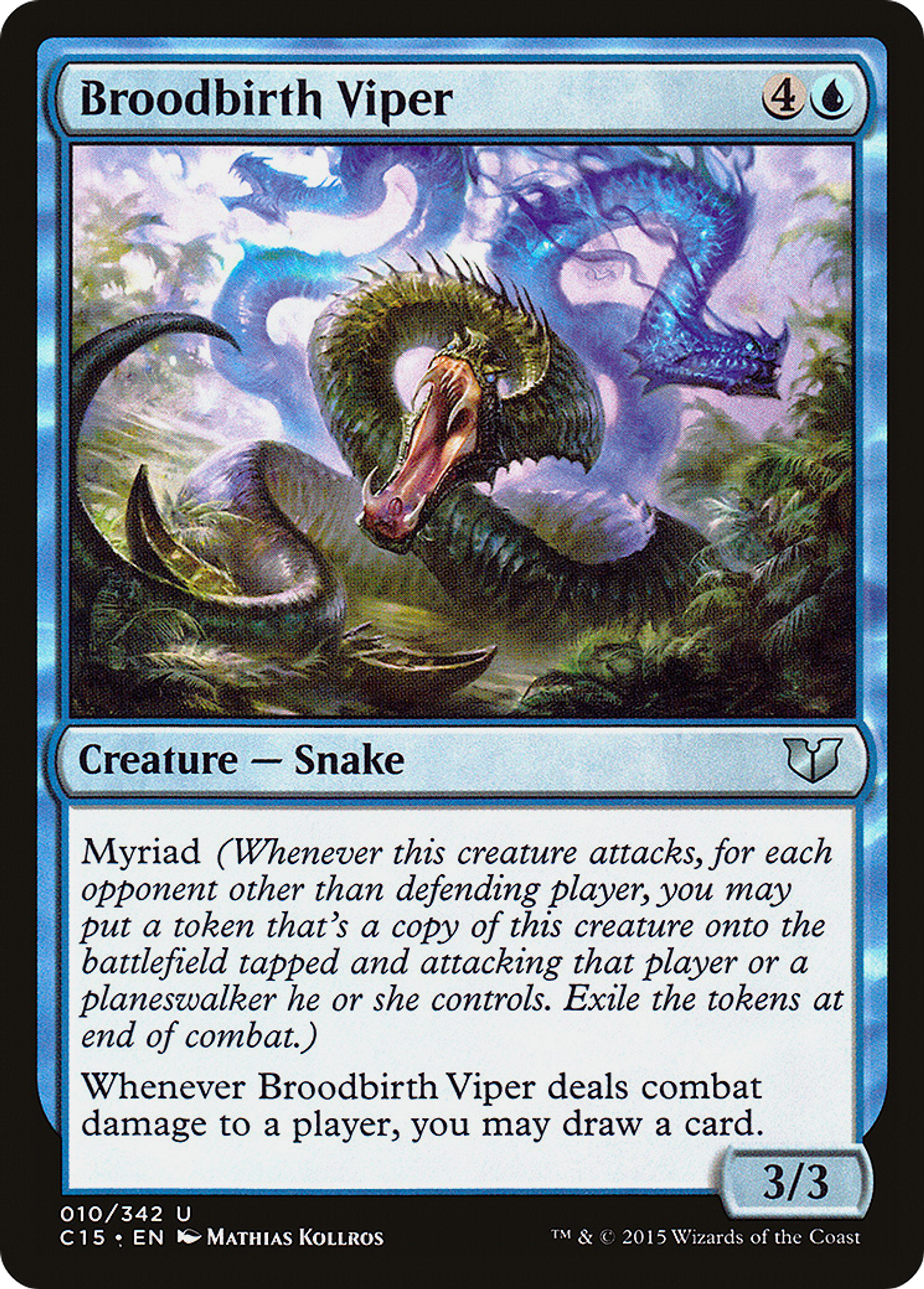 Broodbirth Viper — Commander 2015 — Magic: The Gathering