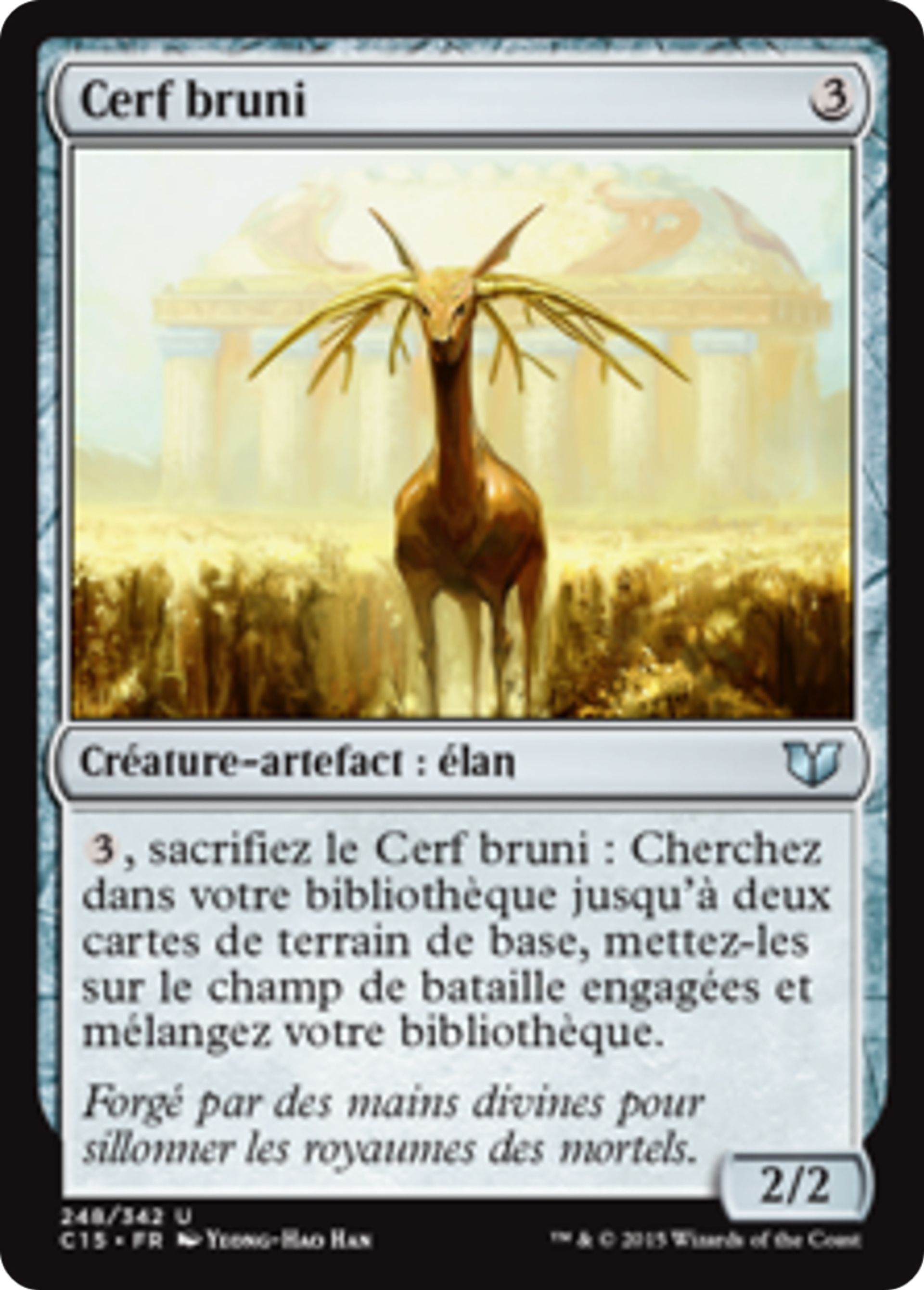 Cerf bruni — Commander 2015 — Magic: The Gathering
