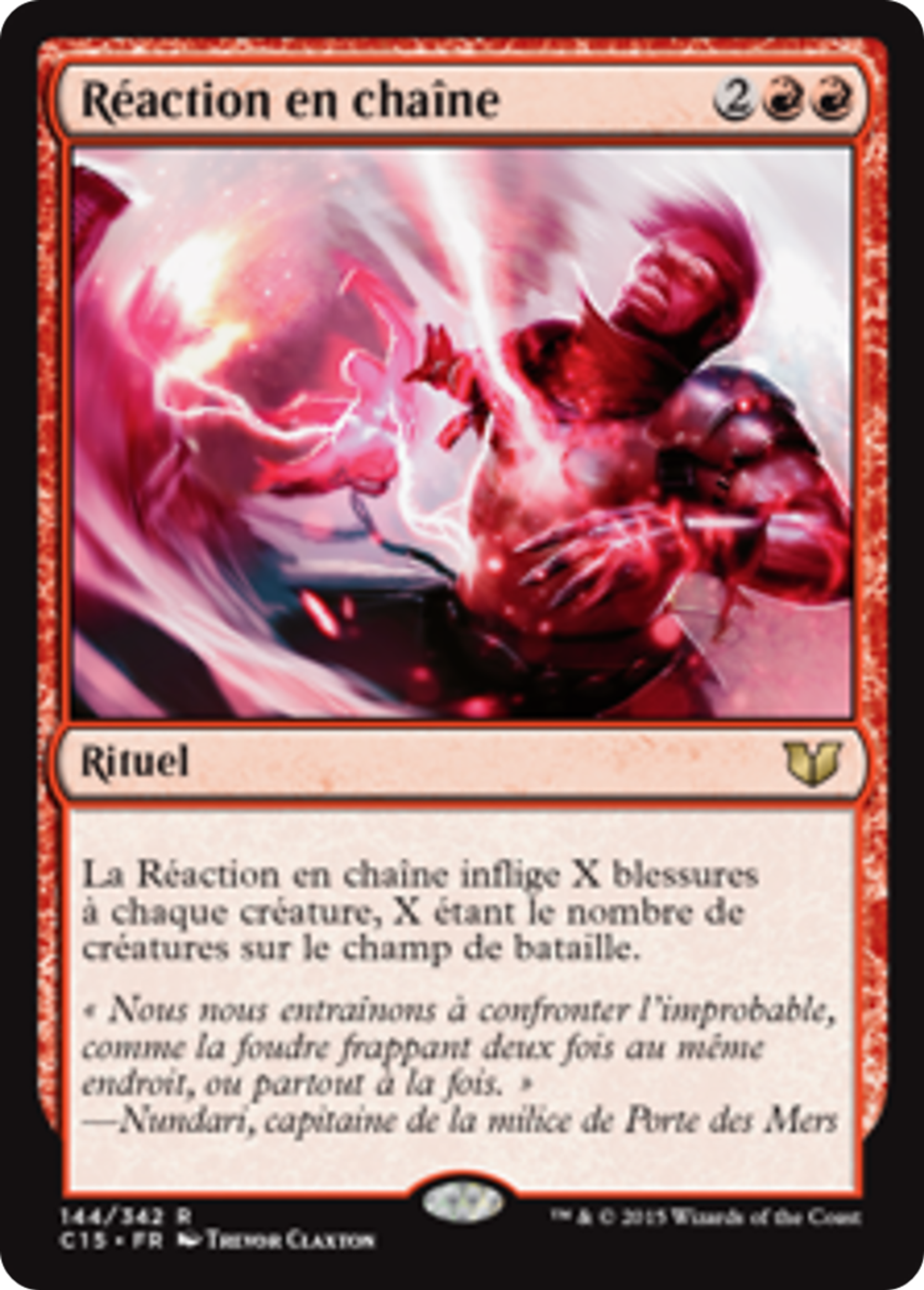 Réaction en chaîne — Commander 2015 — Magic: The Gathering