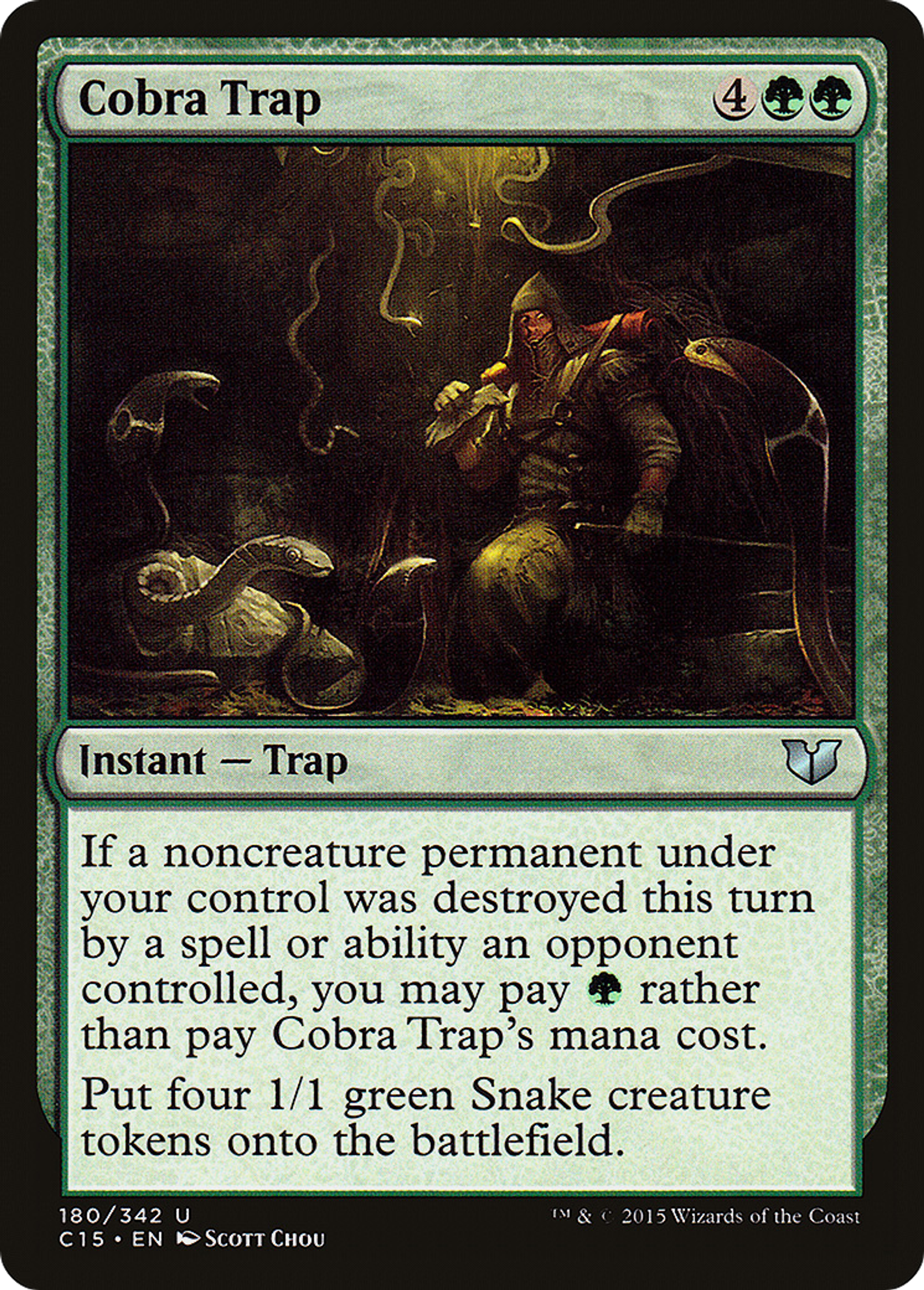 Cobra Trap — Commander 2015 — Magic: The Gathering