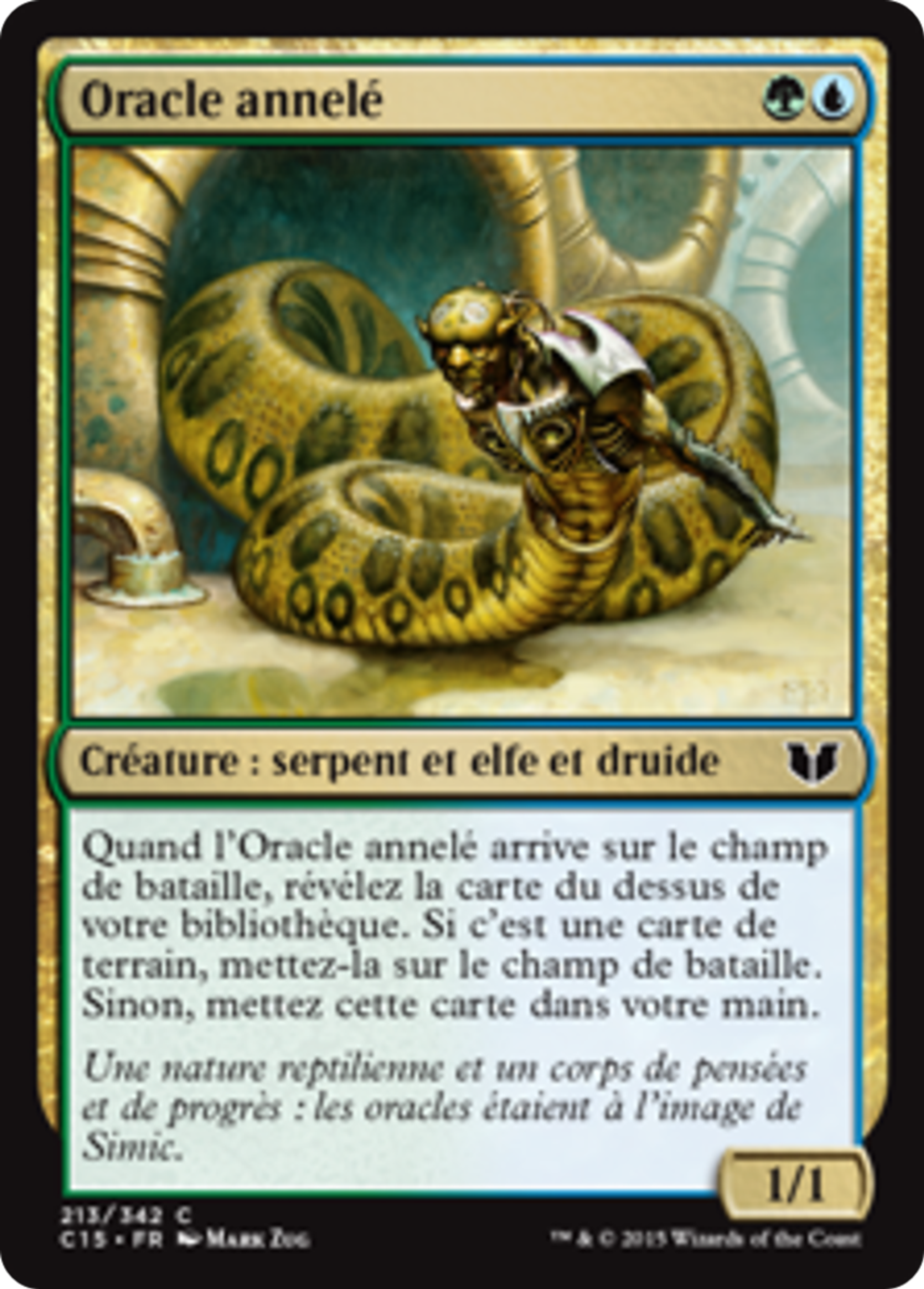 Oracle annelé — Commander 2015 — Magic: The Gathering