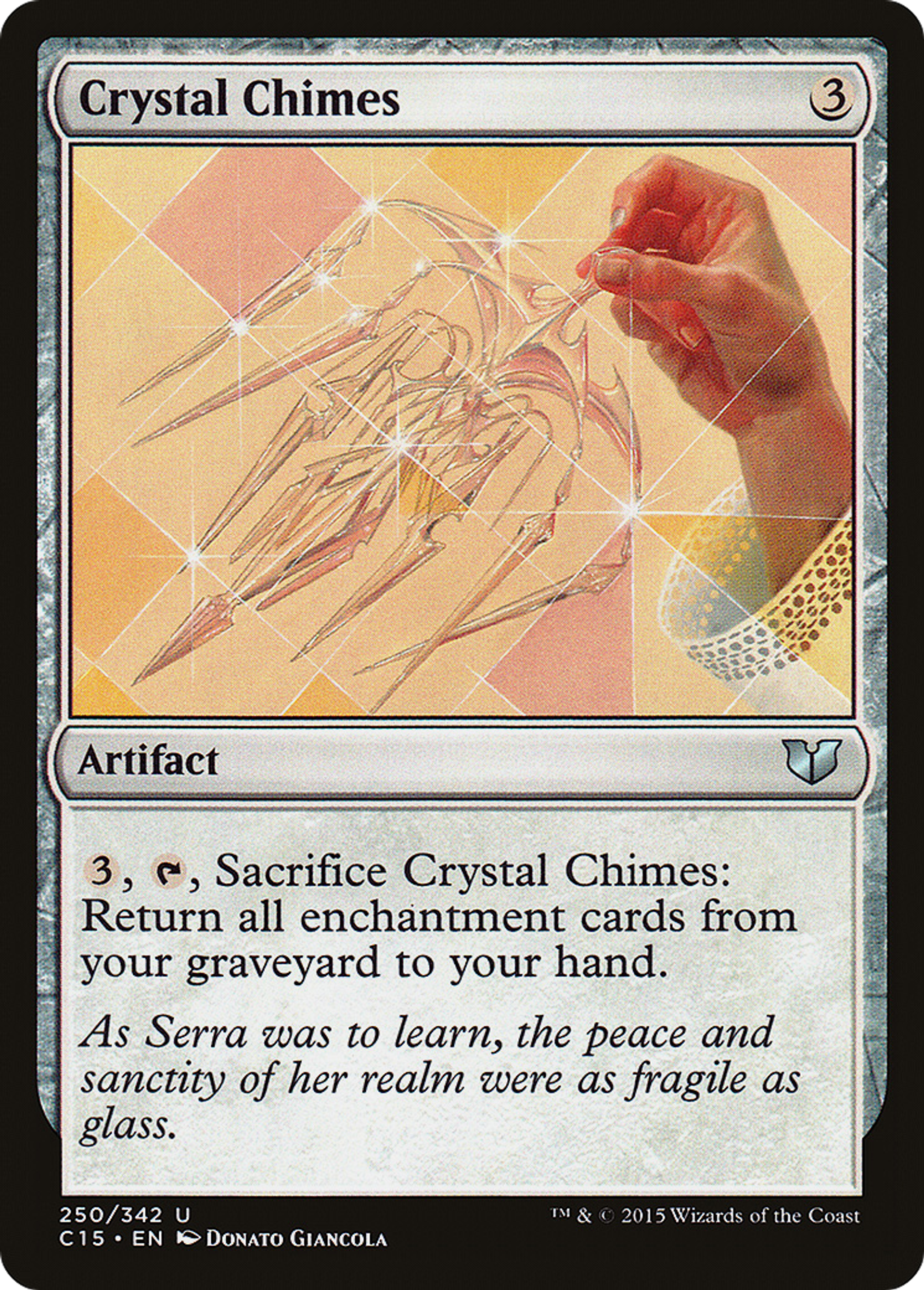 Crystal Chimes — Commander 2015 — Magic: The Gathering