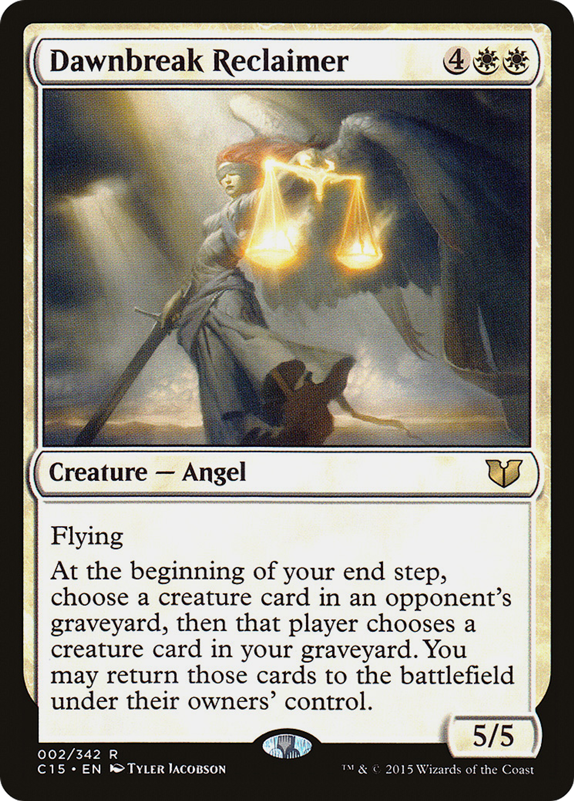 Dawnbreak Reclaimer — Commander 2015 — Magic: The Gathering