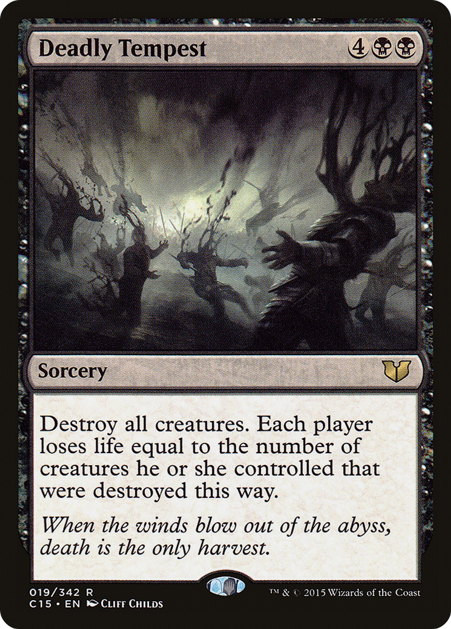 Deadly Tempest — Commander 2015 — Magic: The Gathering
