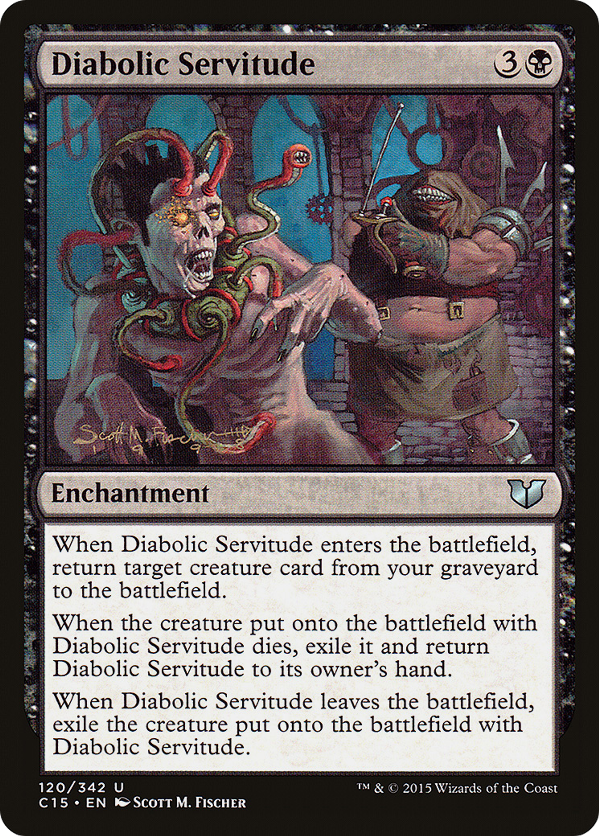 Diabolic Servitude — Commander 2015 — Magic: The Gathering