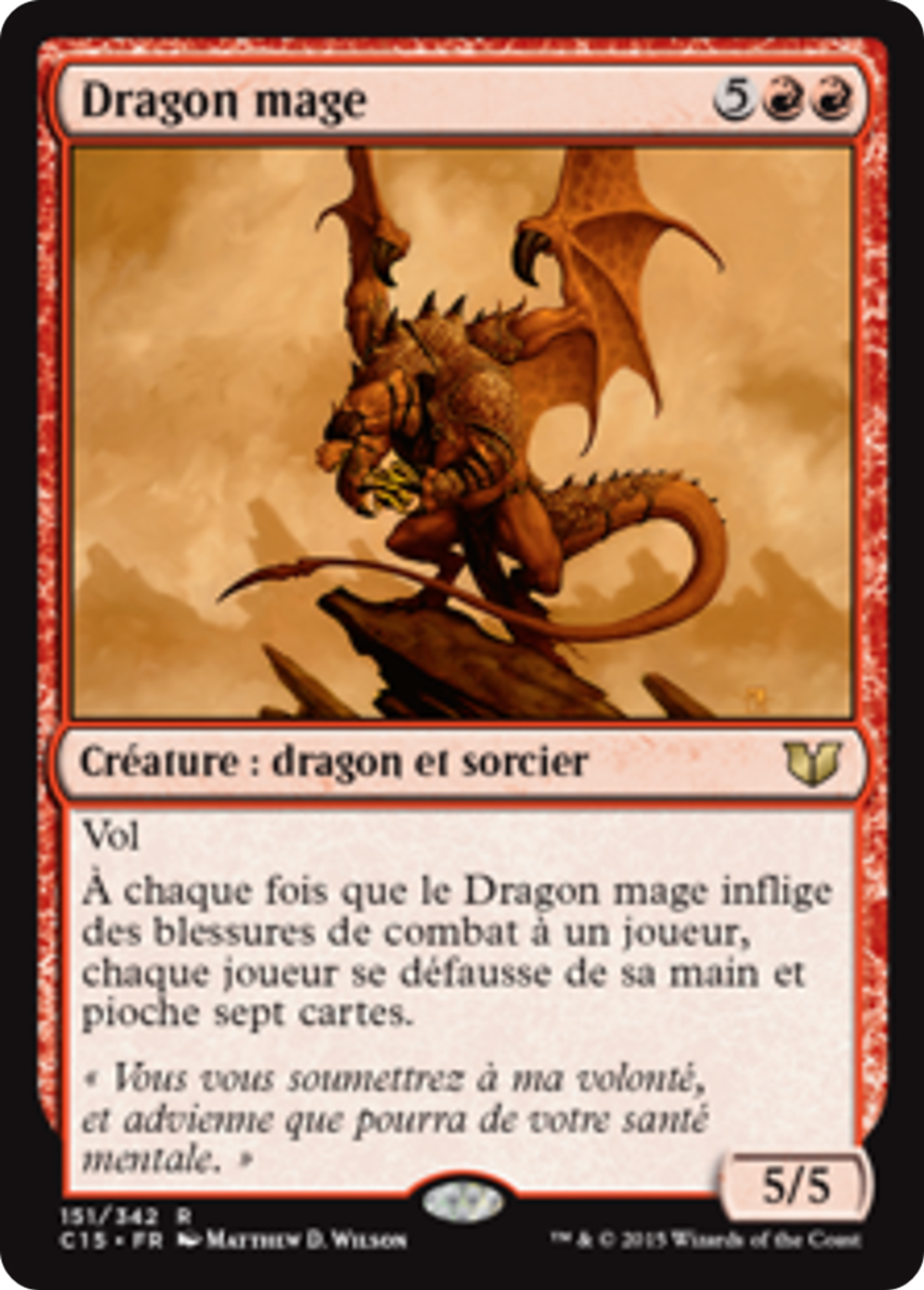 Dragon mage — Commander 2015 — Magic: The Gathering