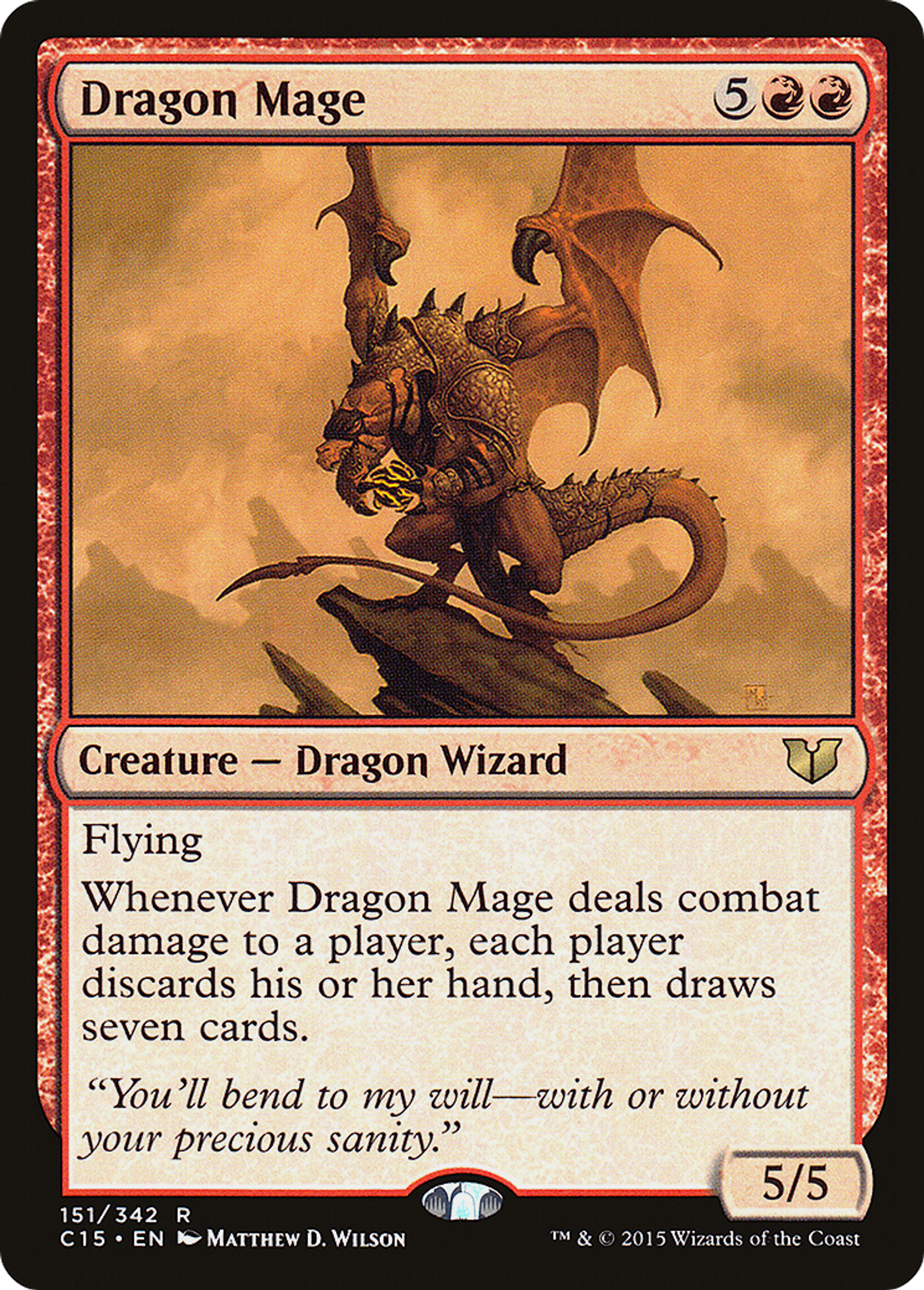 Dragon Mage — Commander 2015 — Magic: The Gathering