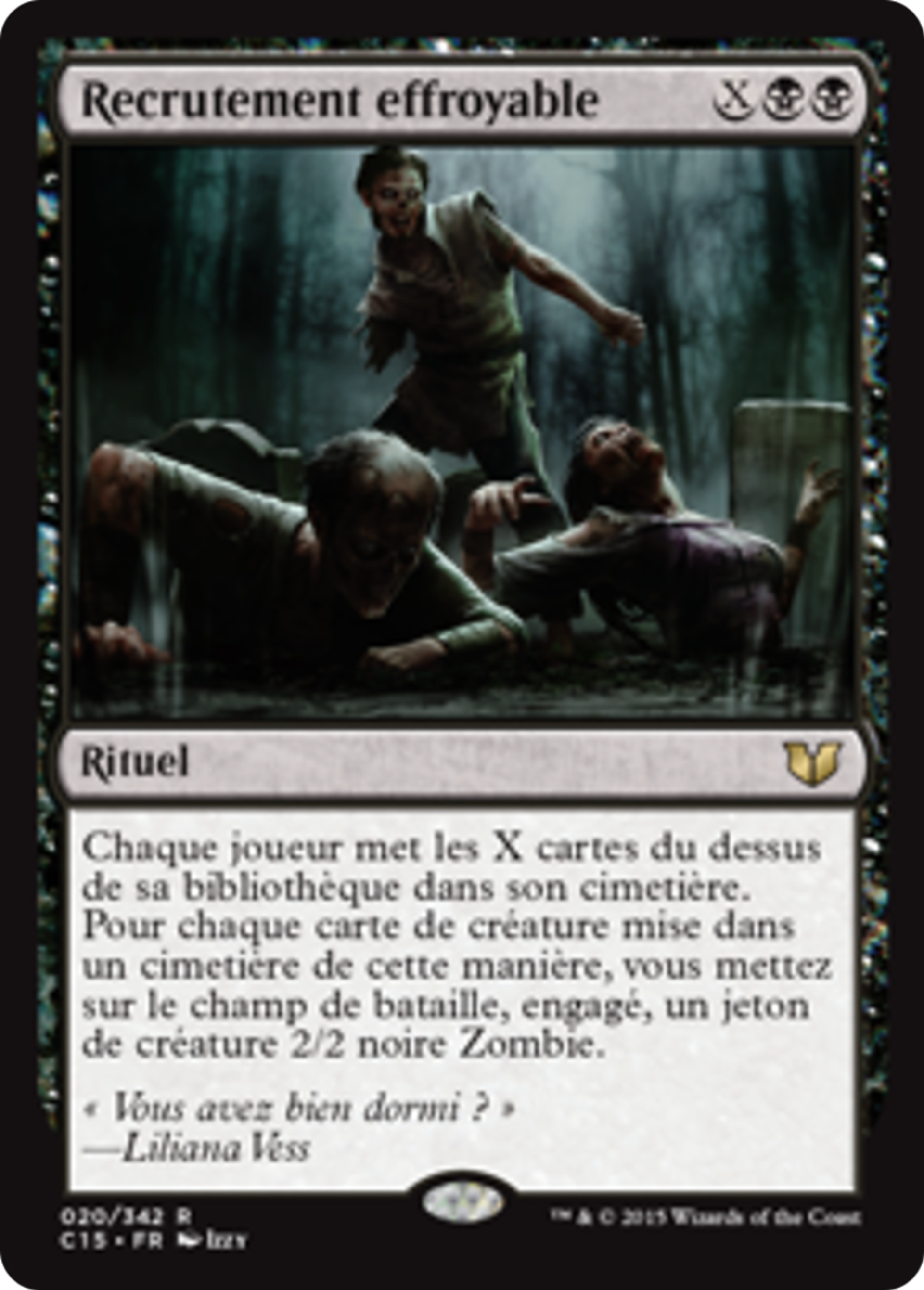 Recrutement effroyable — Commander 2015 — Magic: The Gathering