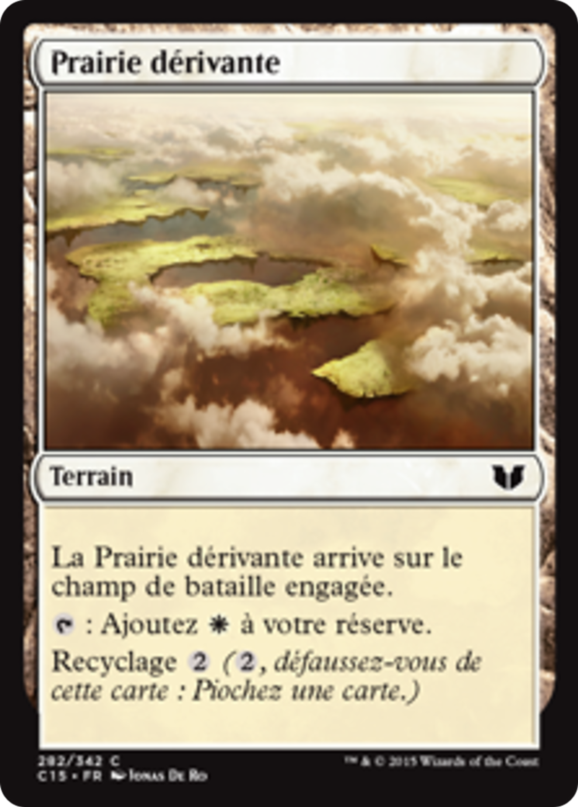 Prairie dérivante — Commander 2015 — Magic: The Gathering
