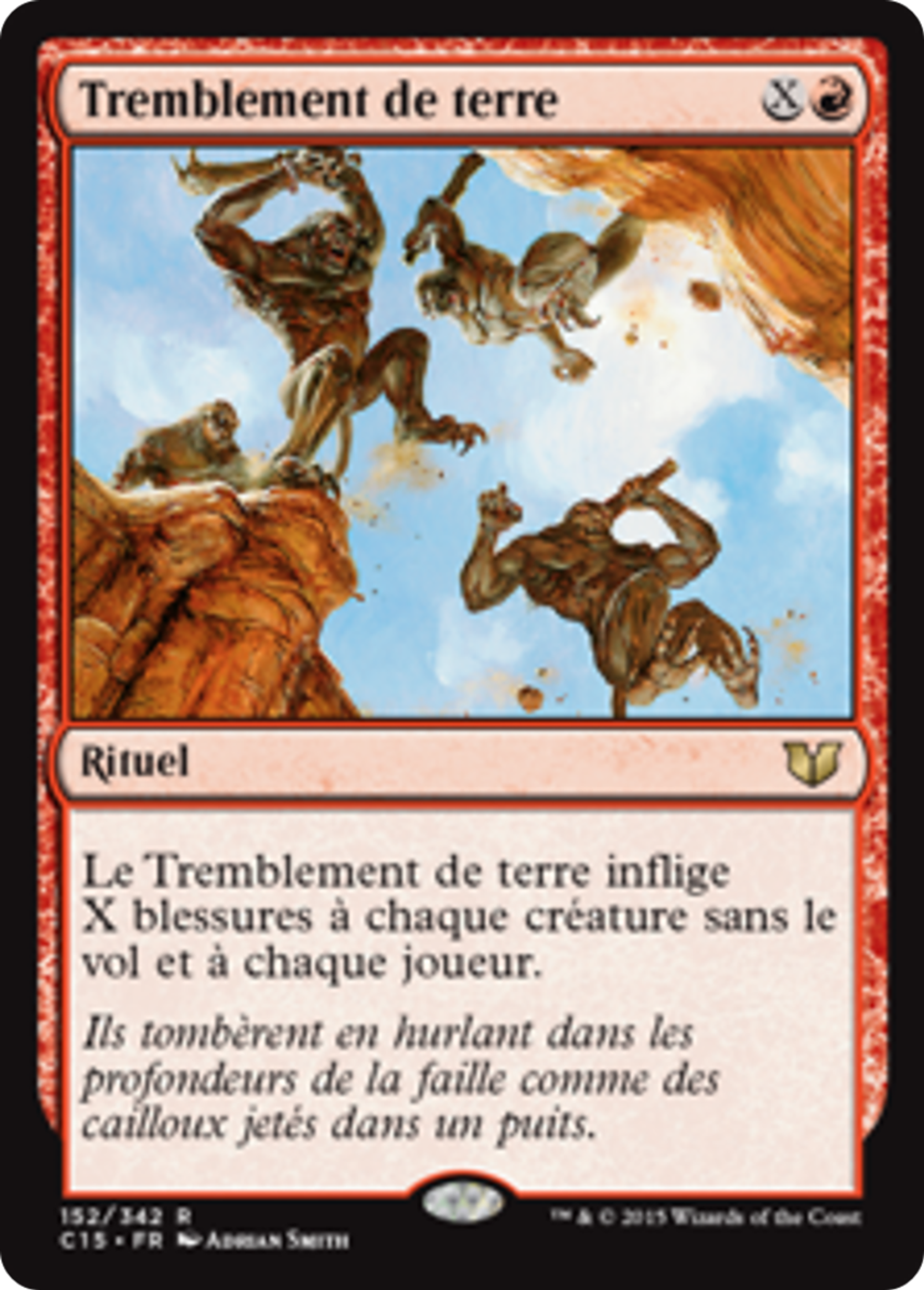 Tremblement de terre — Commander 2015 — Magic: The Gathering