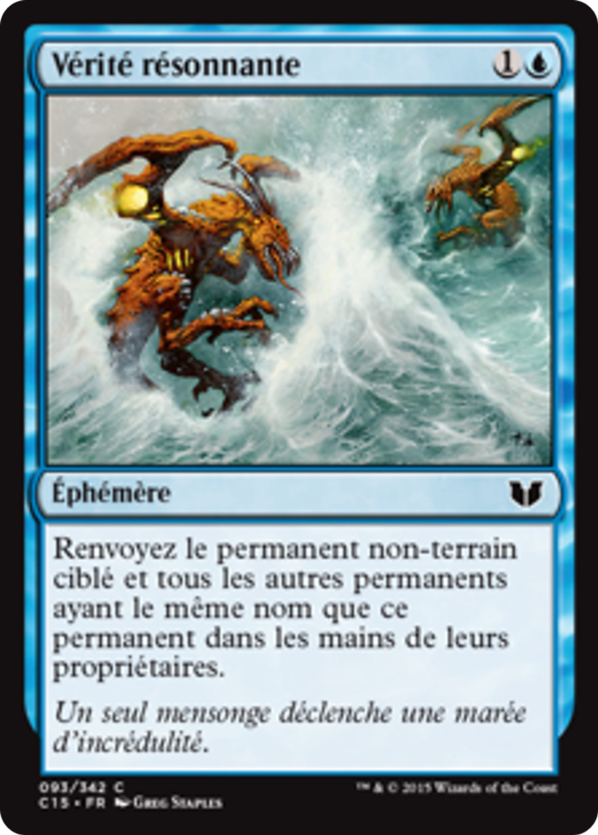 Vérité résonnante — Commander 2015 — Magic: The Gathering