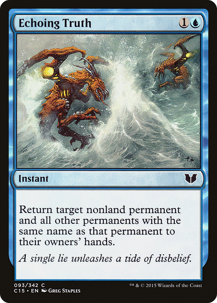 Echoing Truth — Commander 2015 — Magic: The Gathering