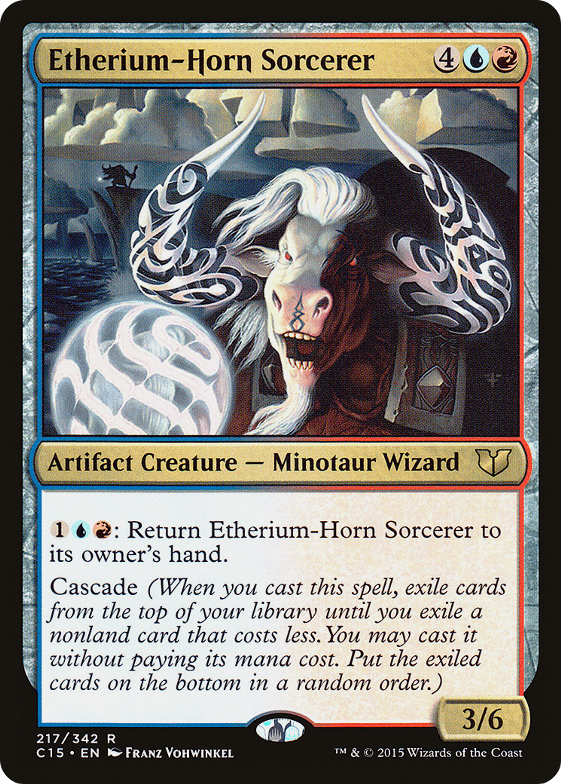 Etherium-Horn Sorcerer — Commander 2015 — Magic: The Gathering