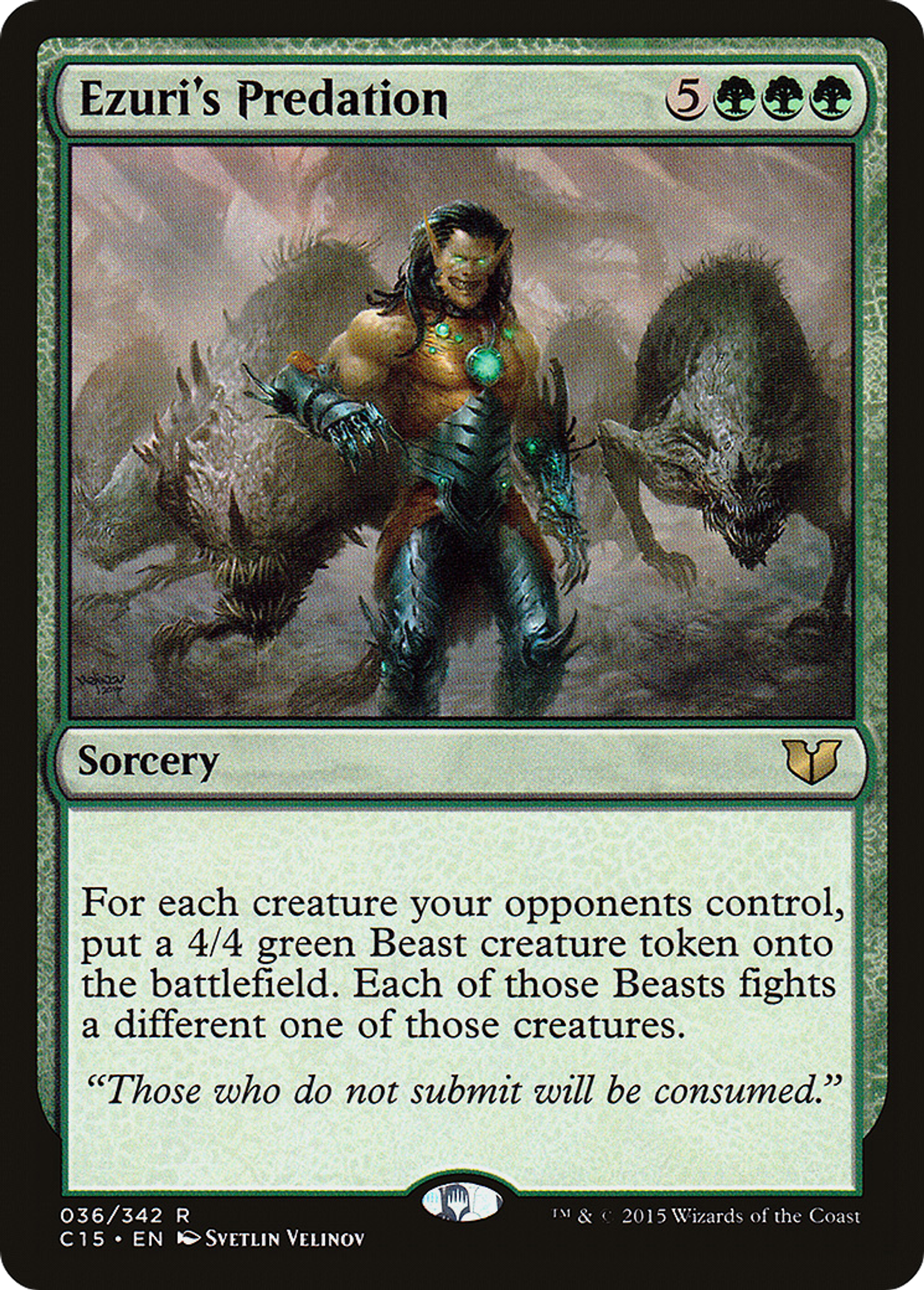 Ezuri's Predation — Commander 2015 — Magic: The Gathering