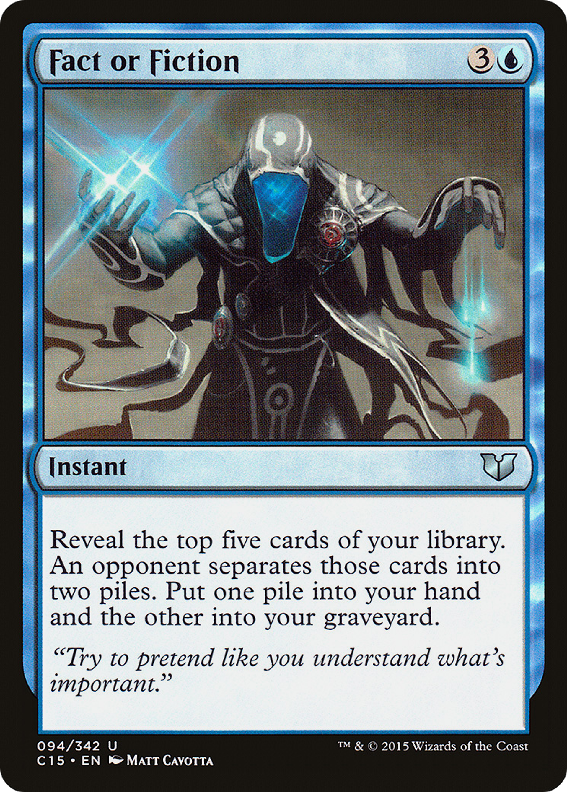 Fact or Fiction — Commander 2015 — Magic: The Gathering