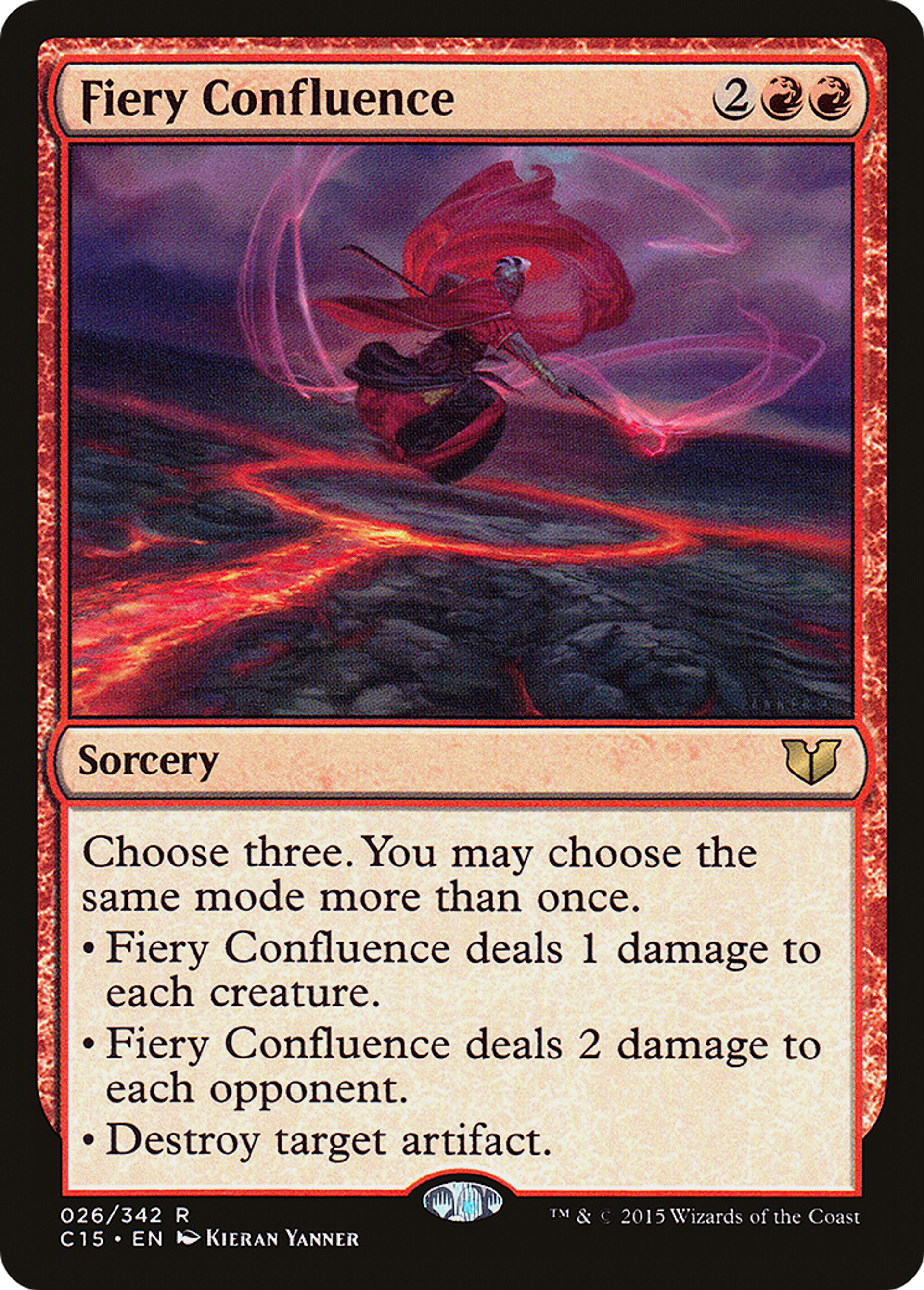 Fiery Confluence — Commander 2015 — Magic: The Gathering