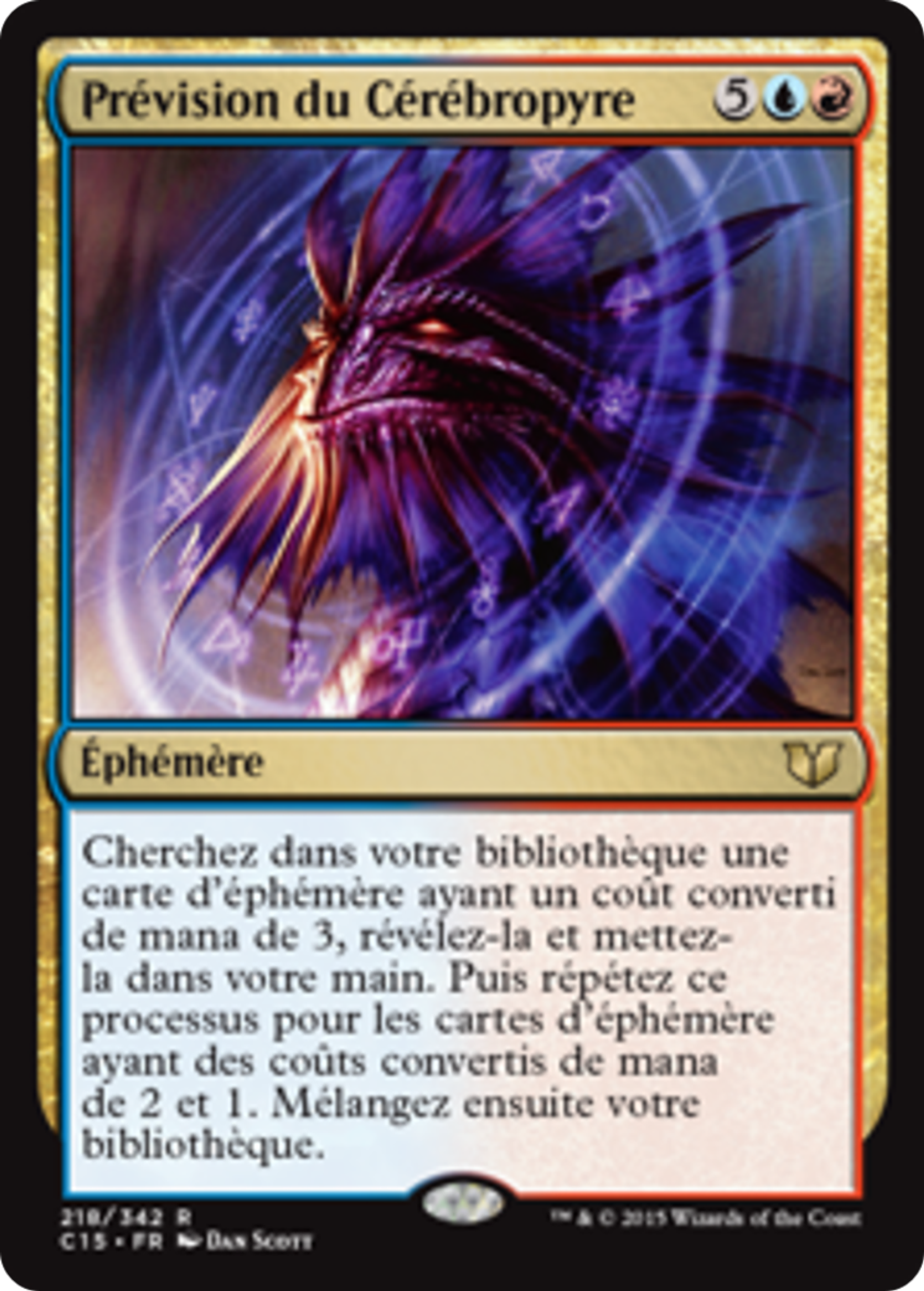Prévision du Cérébropyre — Commander 2015 — Magic: The Gathering
