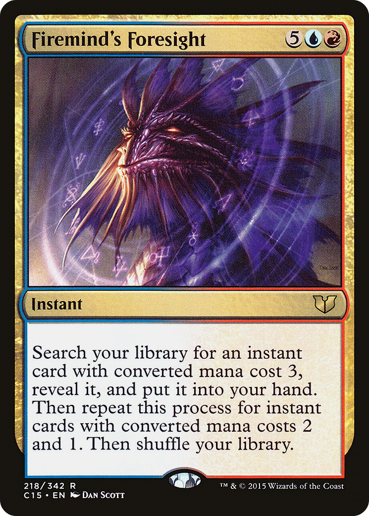 Firemind's Foresight — Commander 2015 — Magic: The Gathering